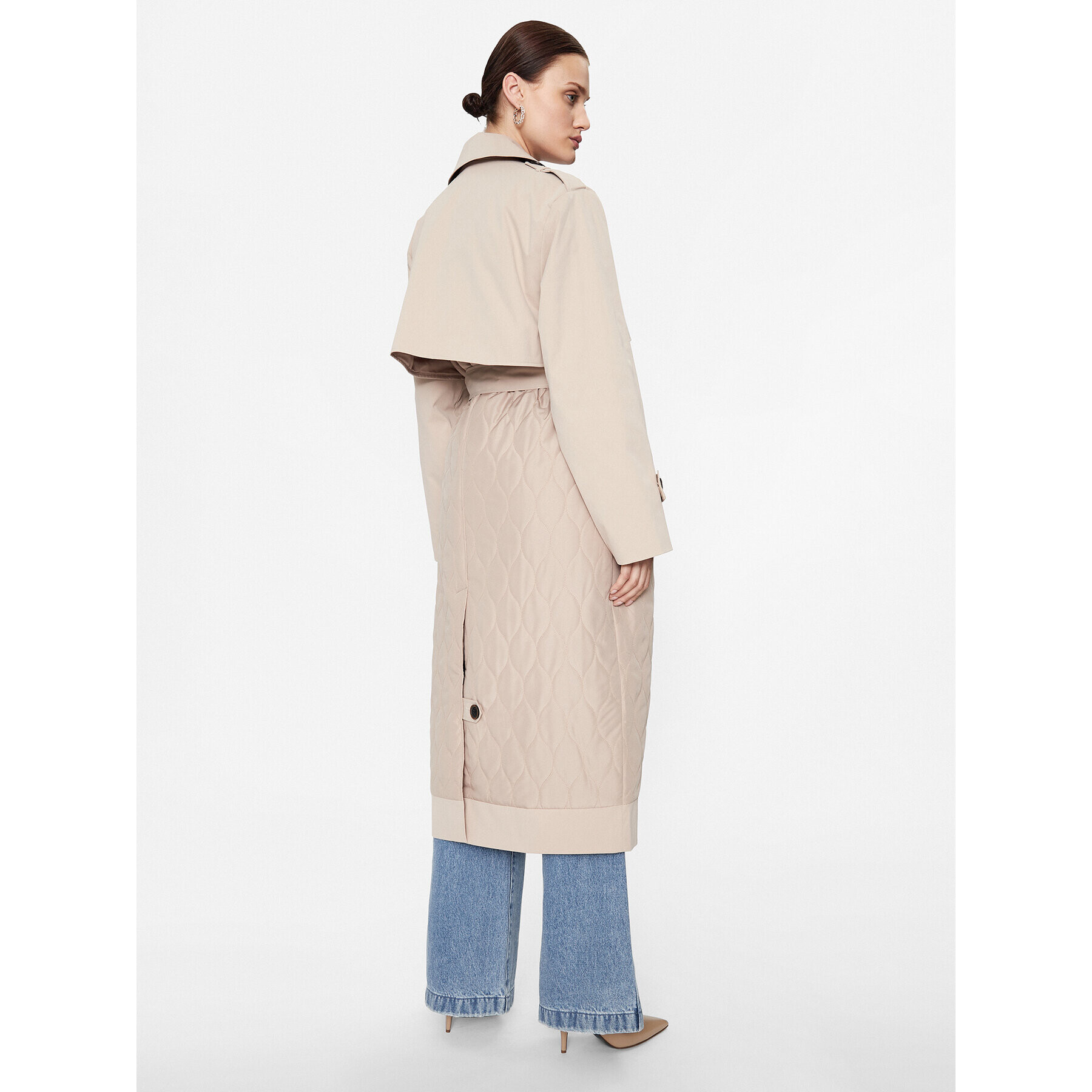 ONLY Тренч 15293269 Бежов Regular Fit - Pepit.bg