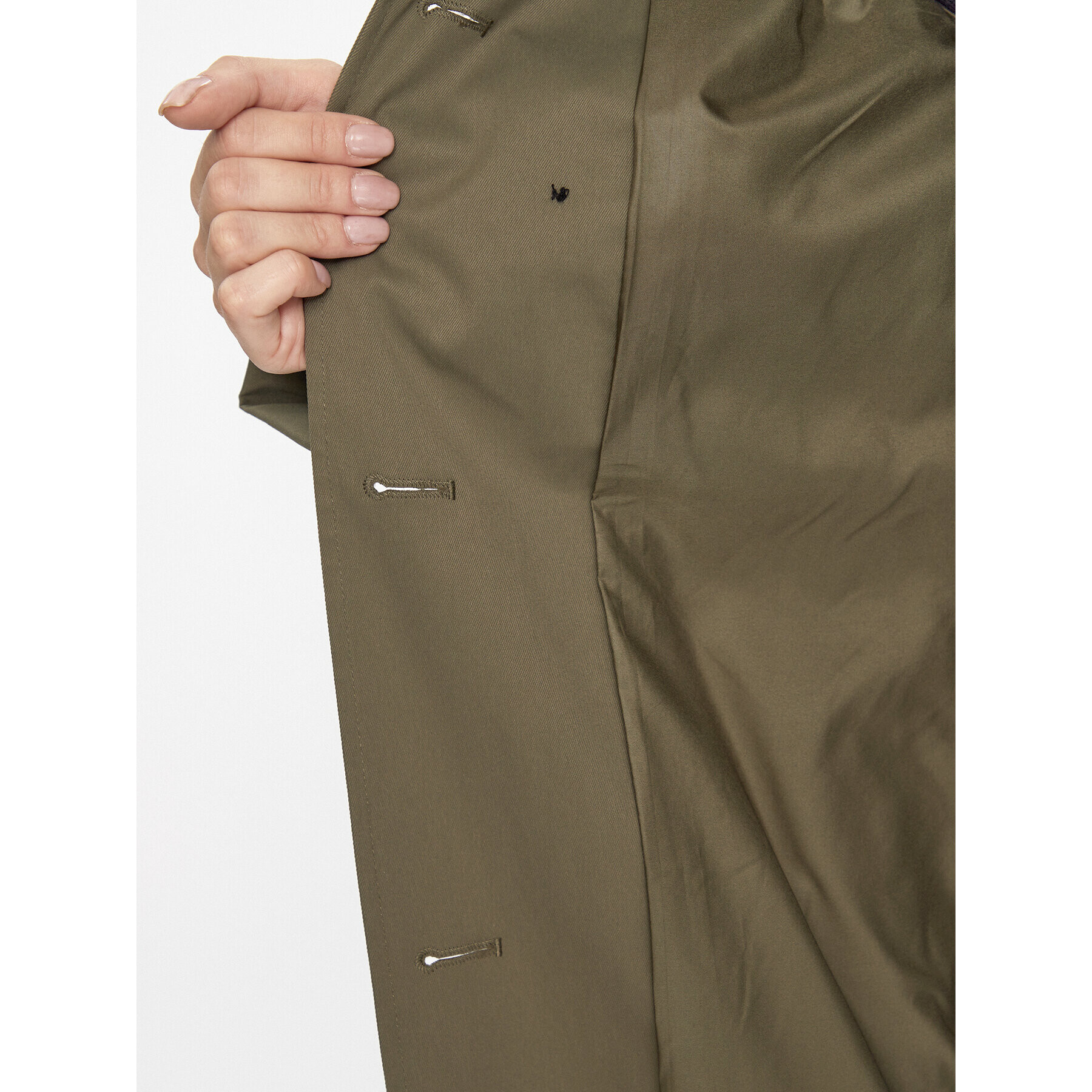 ONLY Тренч 15293269 Зелен Regular Fit - Pepit.bg