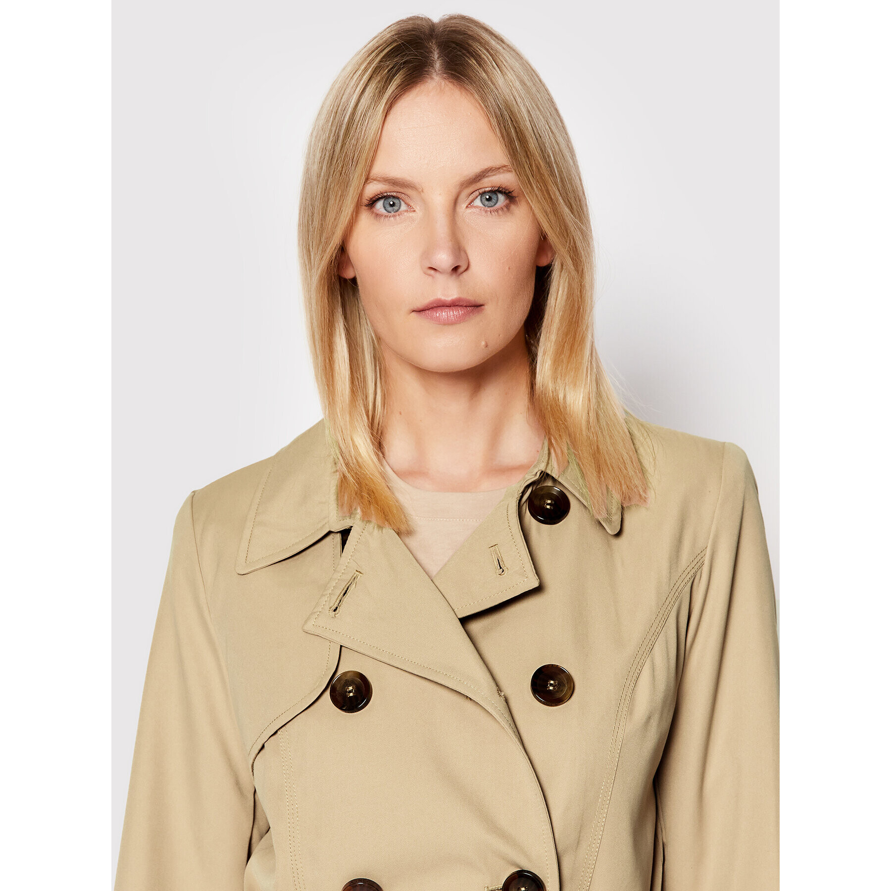 ONLY Тренч Valerie 15191821 Бежов Regular Fit - Pepit.bg