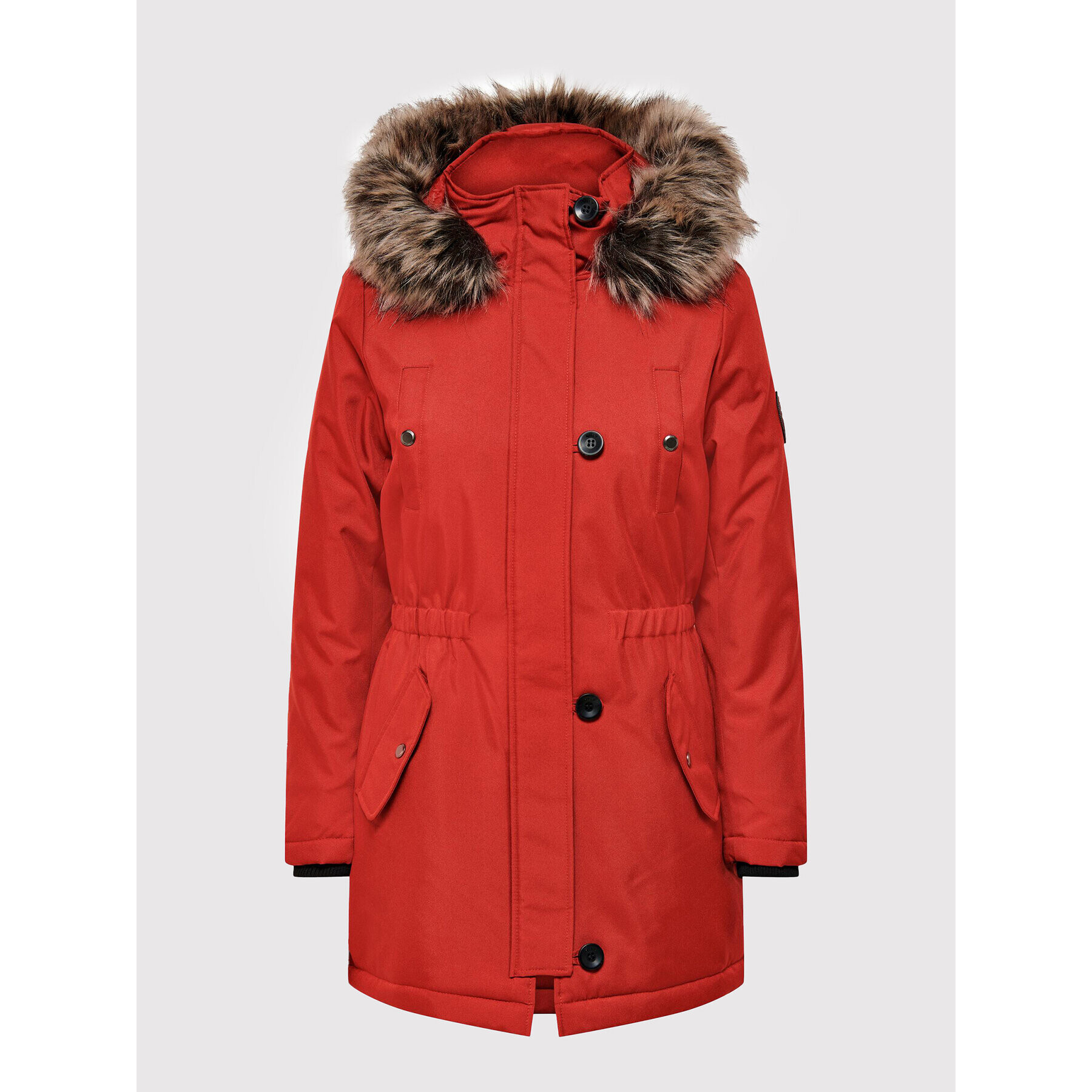 ONLY Зимно яке Iris 15213755 Червен Regular Fit - Pepit.bg
