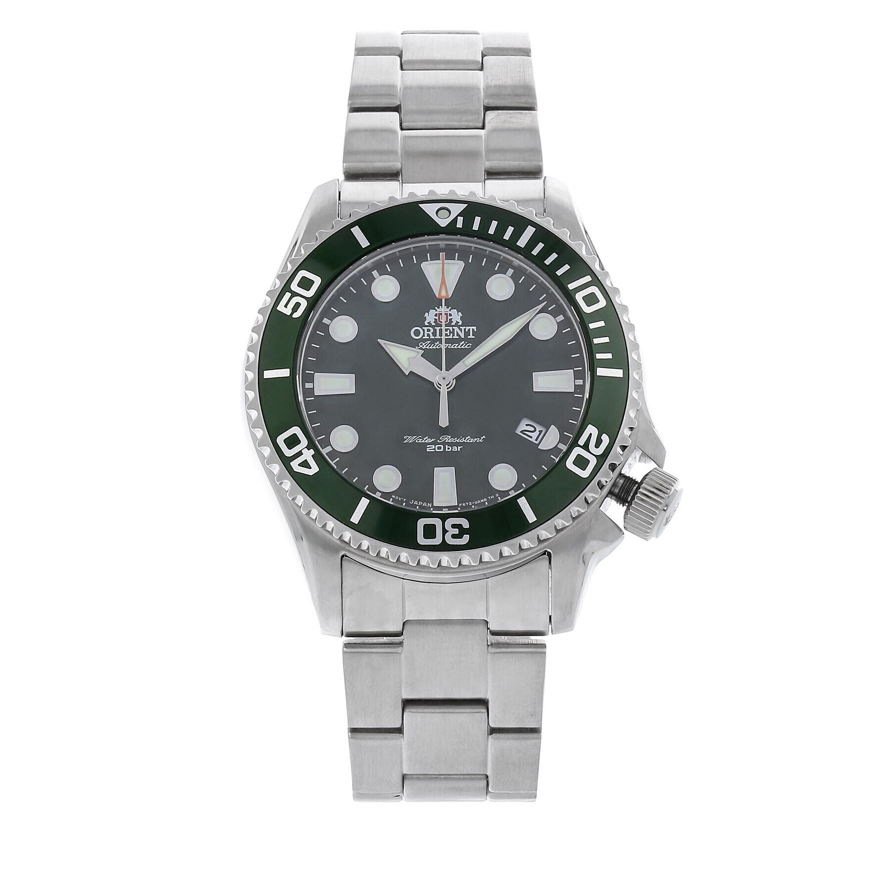 Orient Часовник Sports Driver RA-AC0K02E10B Сребрист - Pepit.bg