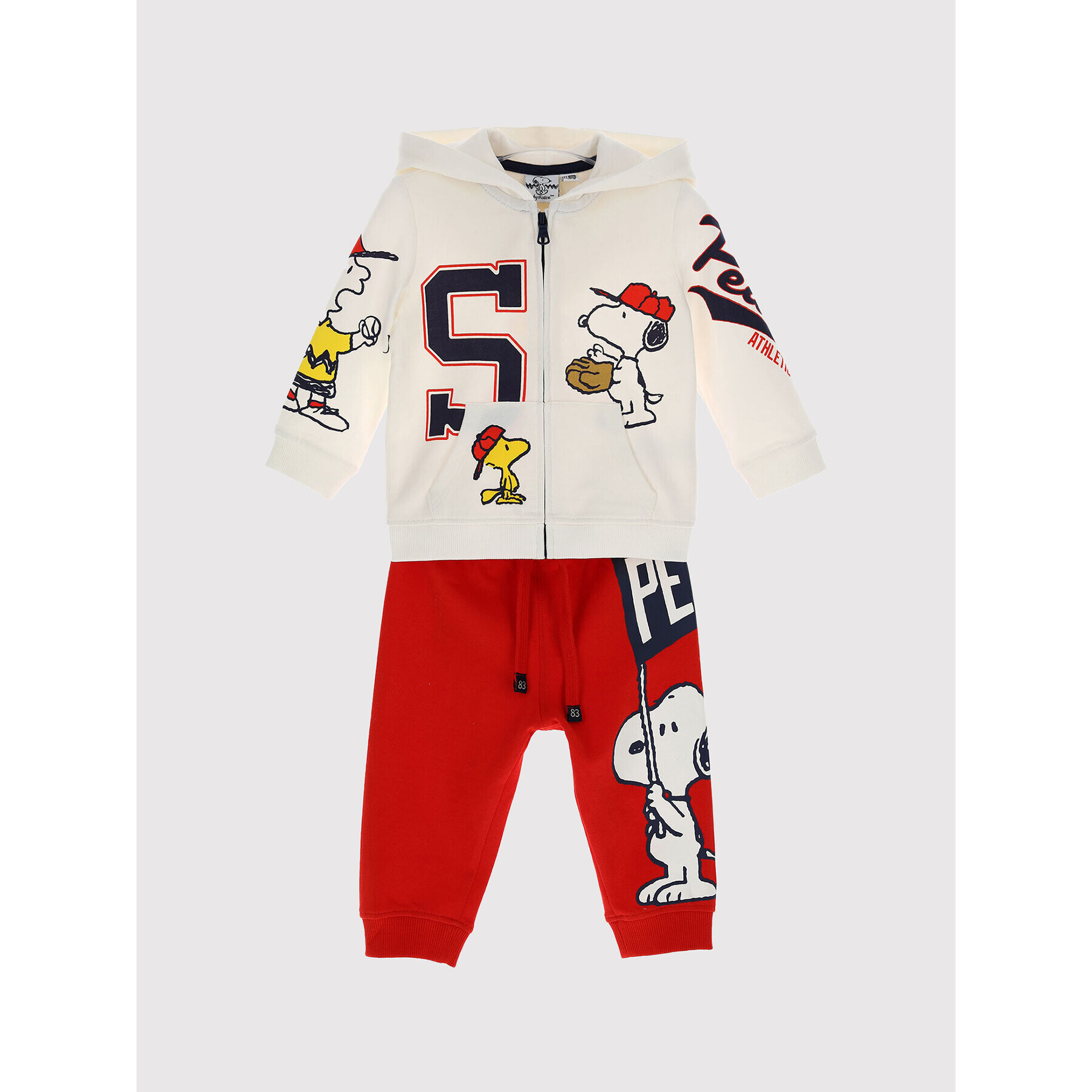 Original Marines Анцуг PEANUTS DCPV0242NM Бял Regular Fit - Pepit.bg