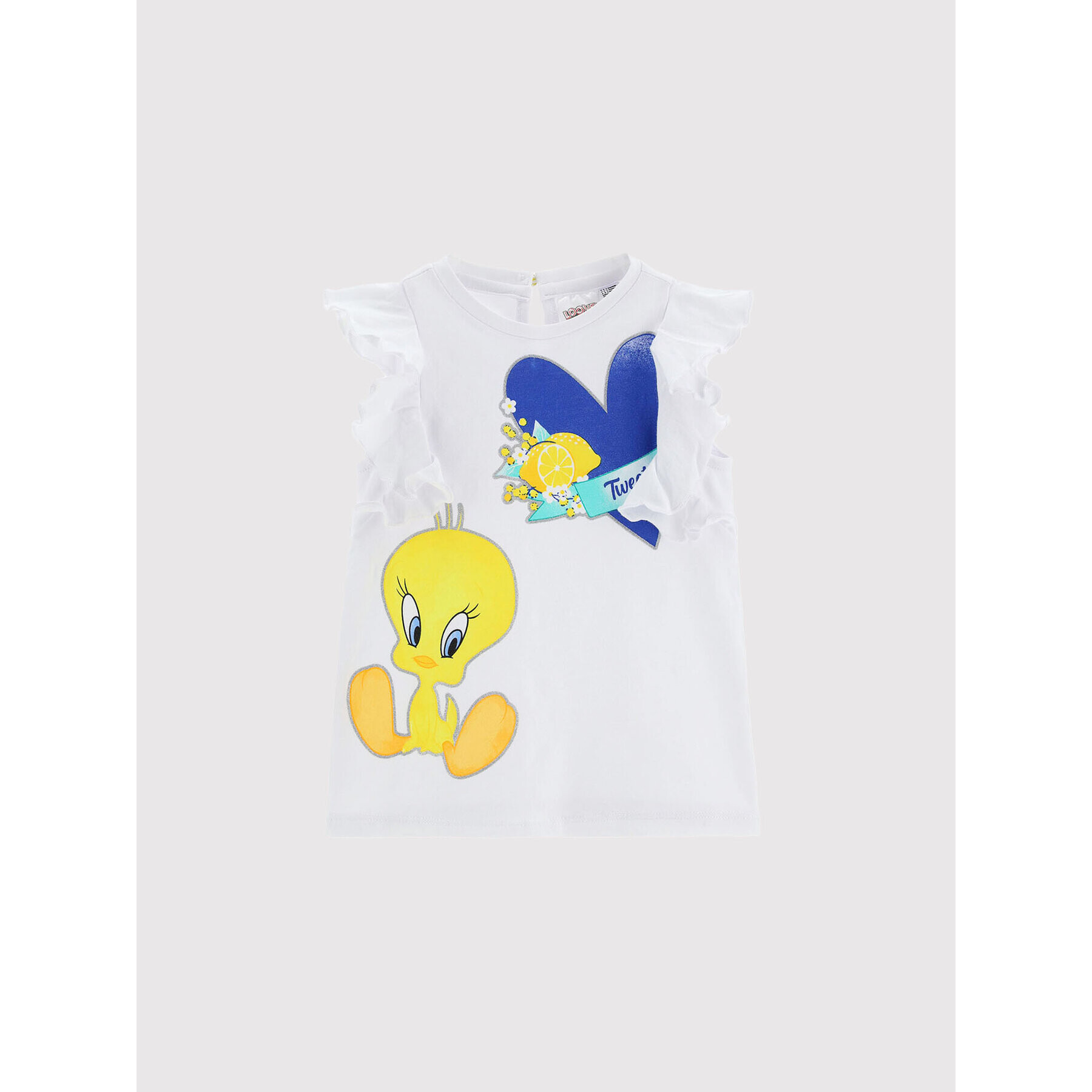 Original Marines Блуза LOONEY TUNES DCPV1107NF Бял Regular Fit - Pepit.bg