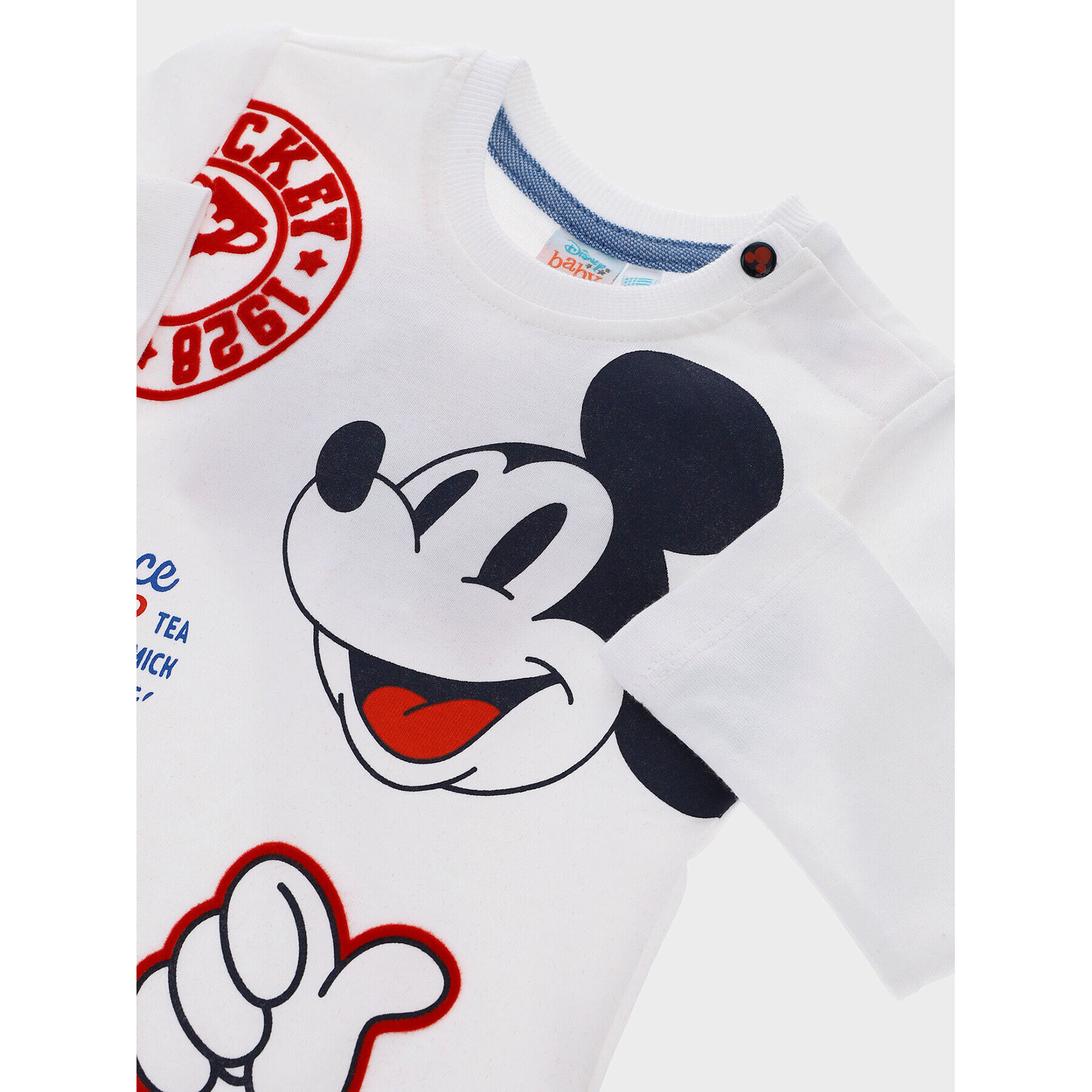 Original Marines Блуза MICKEY MOUSE DCAV0617NM Бял Regular Fit - Pepit.bg