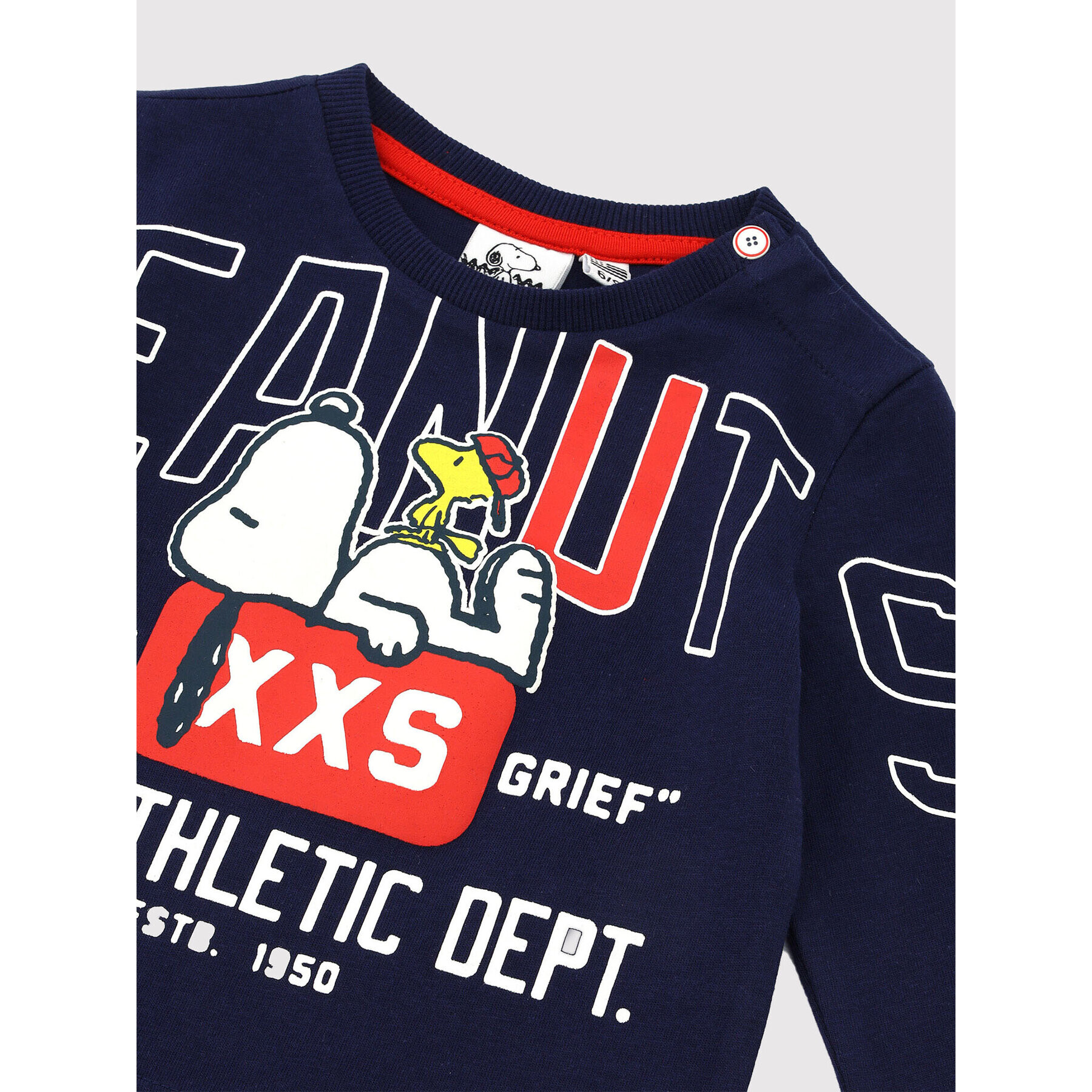 Original Marines Блуза PEANUTS DCPV0239NM Тъмносин Regular Fit - Pepit.bg