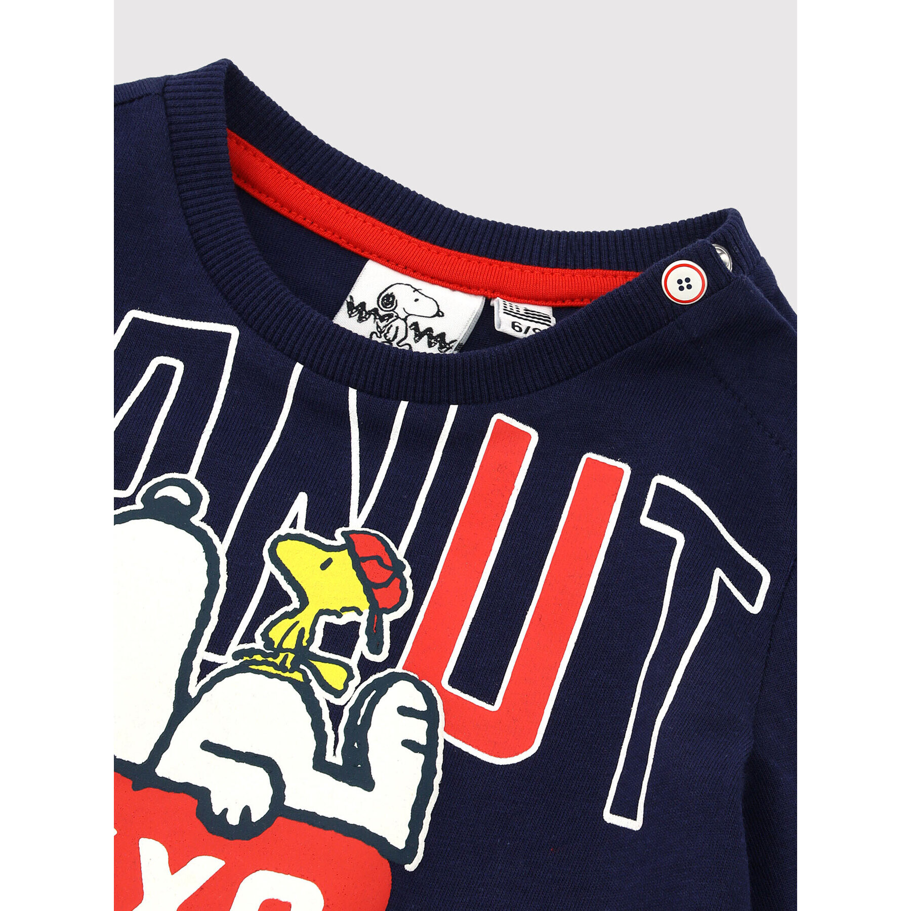 Original Marines Блуза PEANUTS DCPV0239NM Тъмносин Regular Fit - Pepit.bg
