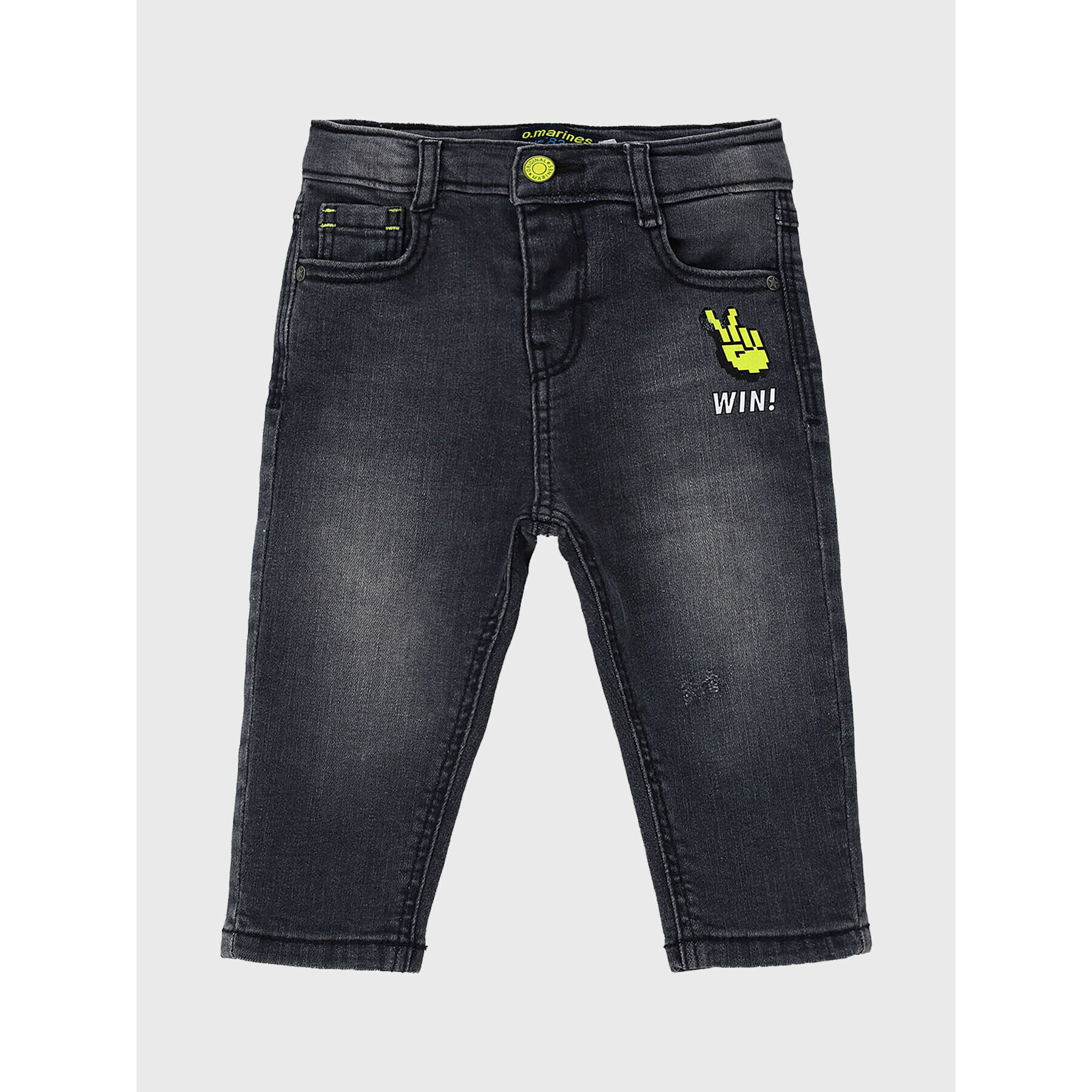 Original Marines Дънки DCA0768NM Сив Slim Fit - Pepit.bg