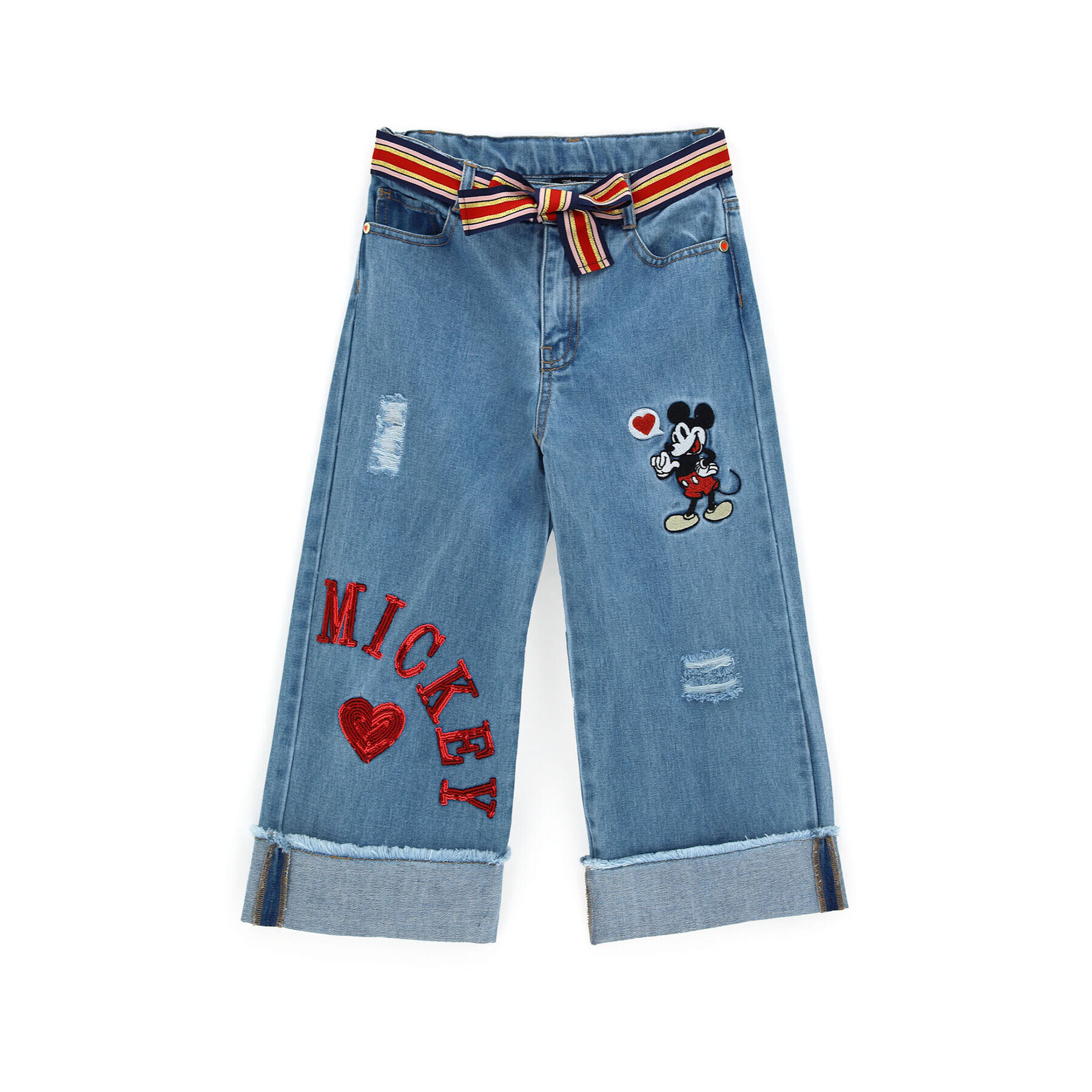Original Marines Дънки MICKEY MOUSE DCAV3585F Син Relaxed Fit - Pepit.bg