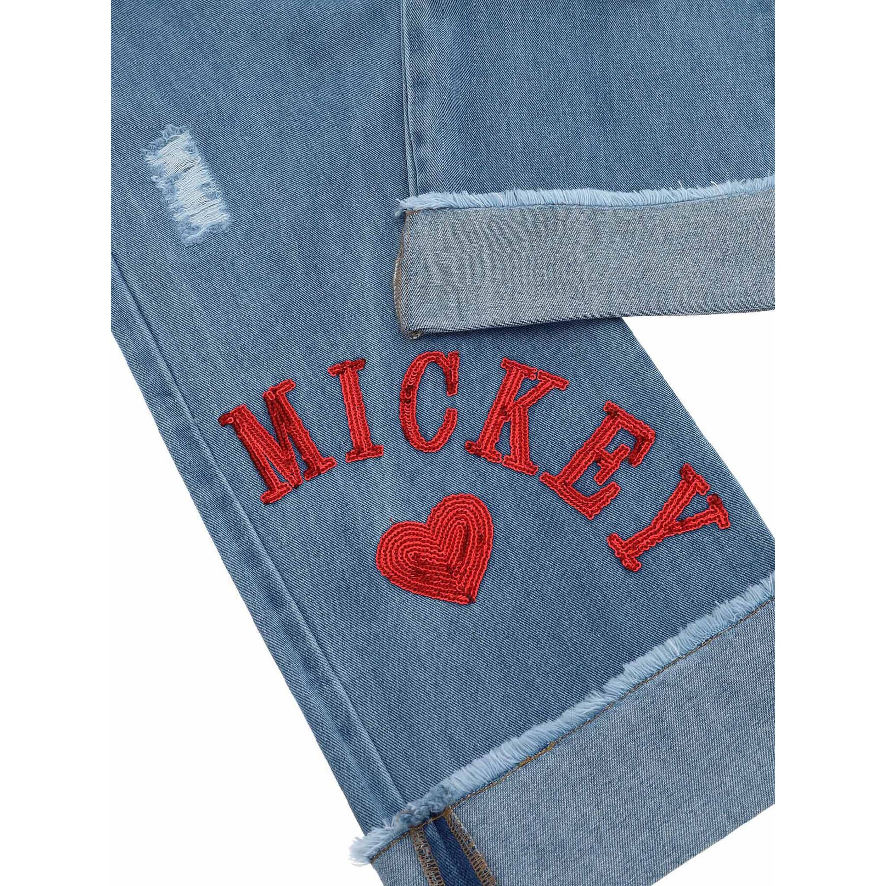 Original Marines Дънки MICKEY MOUSE DCAV3585F Син Relaxed Fit - Pepit.bg