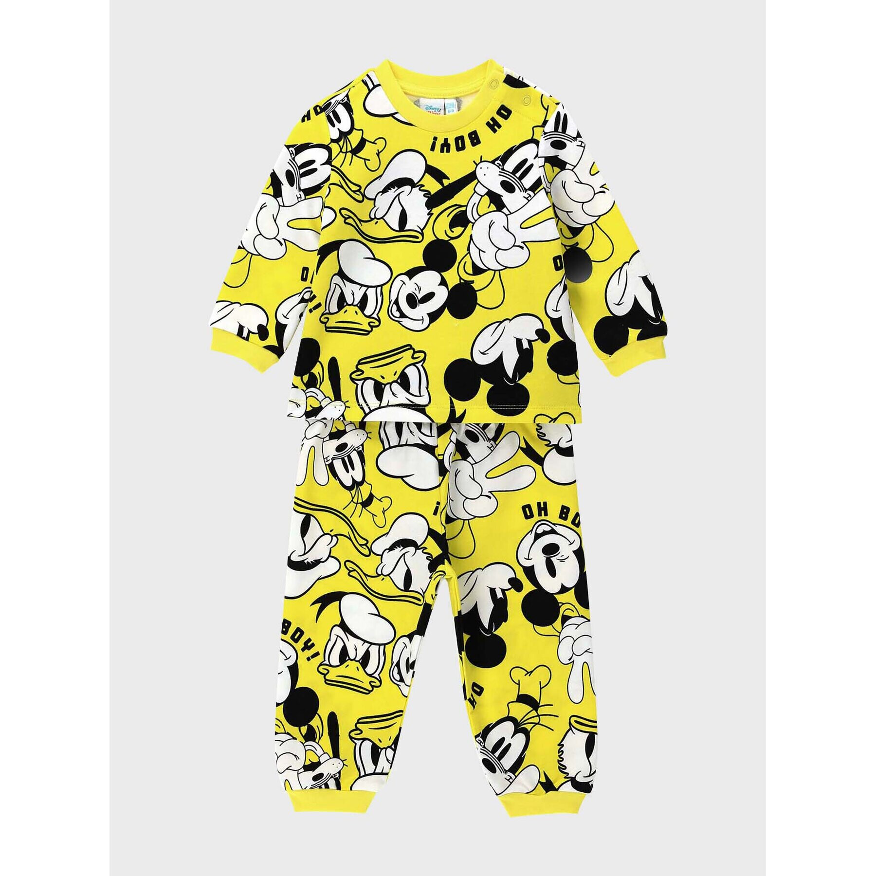 Original Marines Пижама DISNEY DCAV0605NM Жълт Regular Fit - Pepit.bg