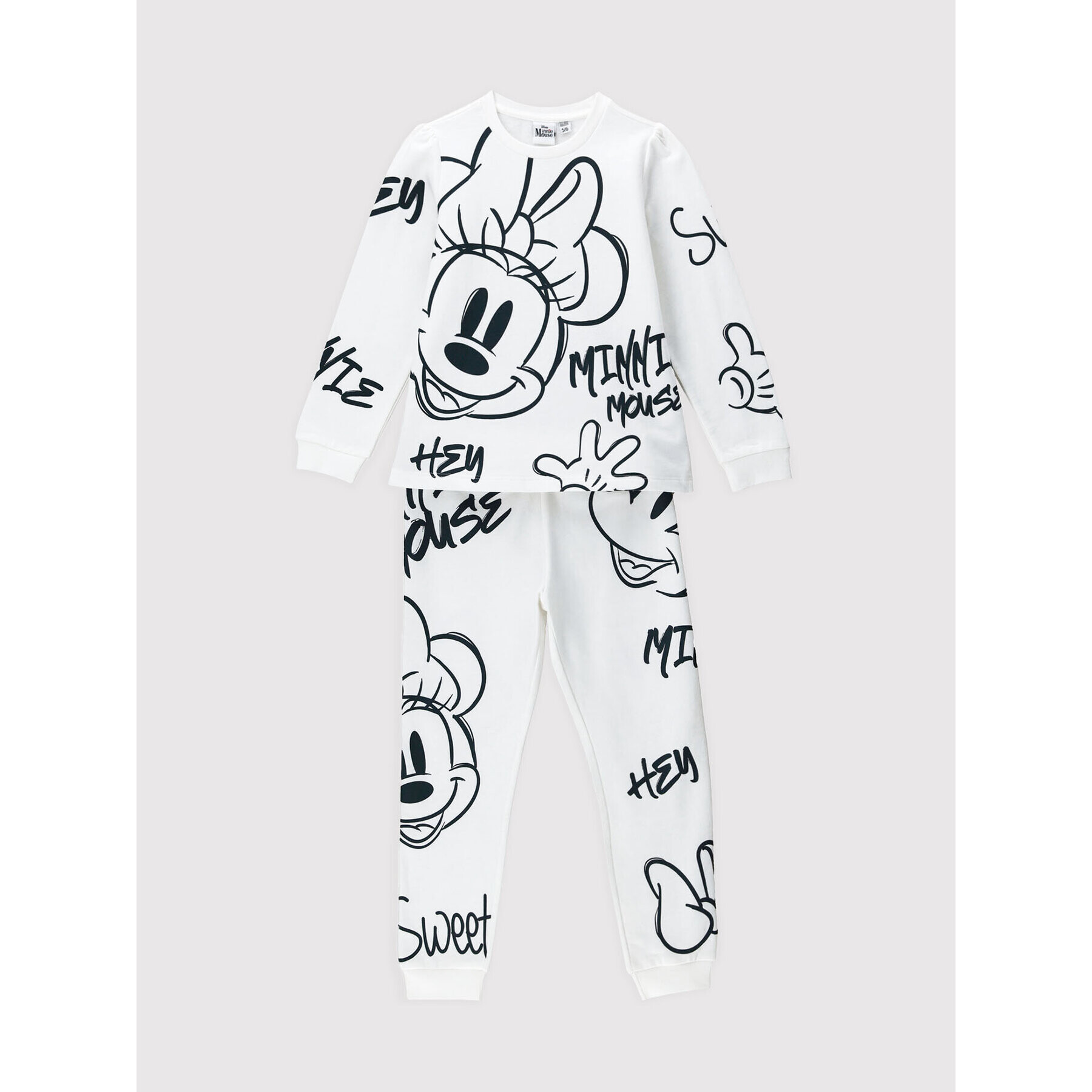 Original Marines Пижама Minnie Mouse DCAV3509F Бял Regular Fit - Pepit.bg
