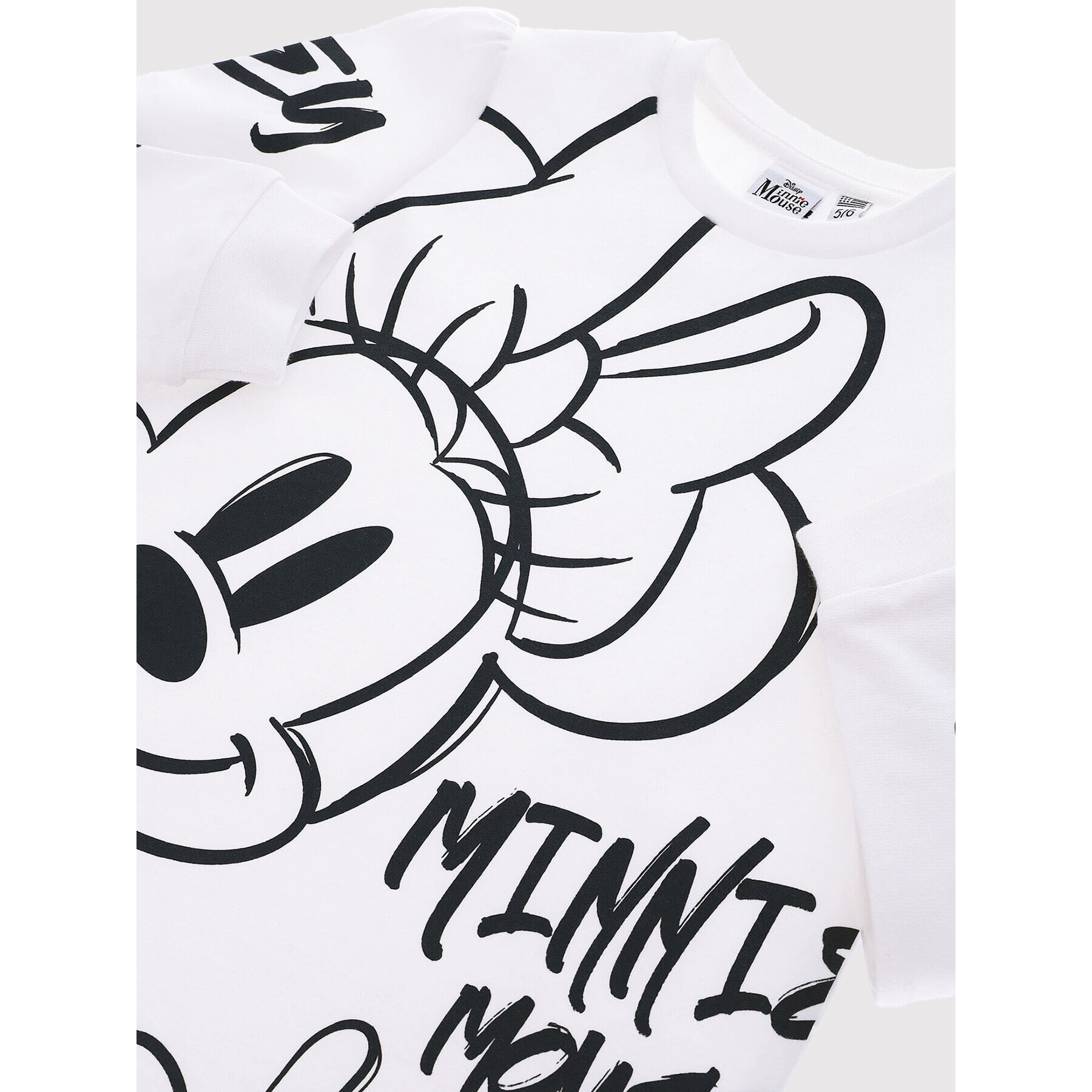 Original Marines Пижама Minnie Mouse DCAV3509F Бял Regular Fit - Pepit.bg