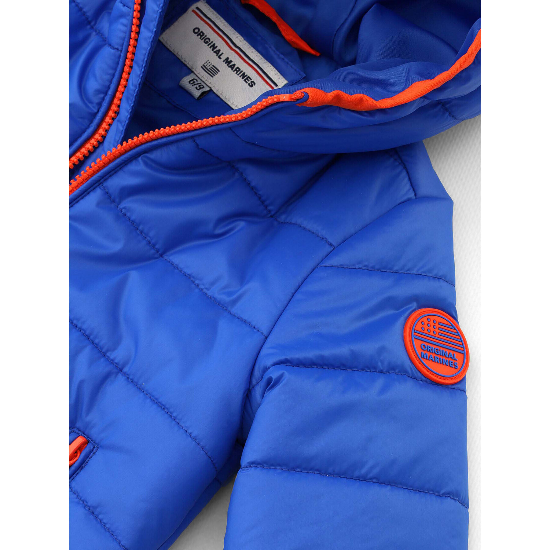 Original Marines Пухено яке DCP2007NM Син Regular Fit - Pepit.bg