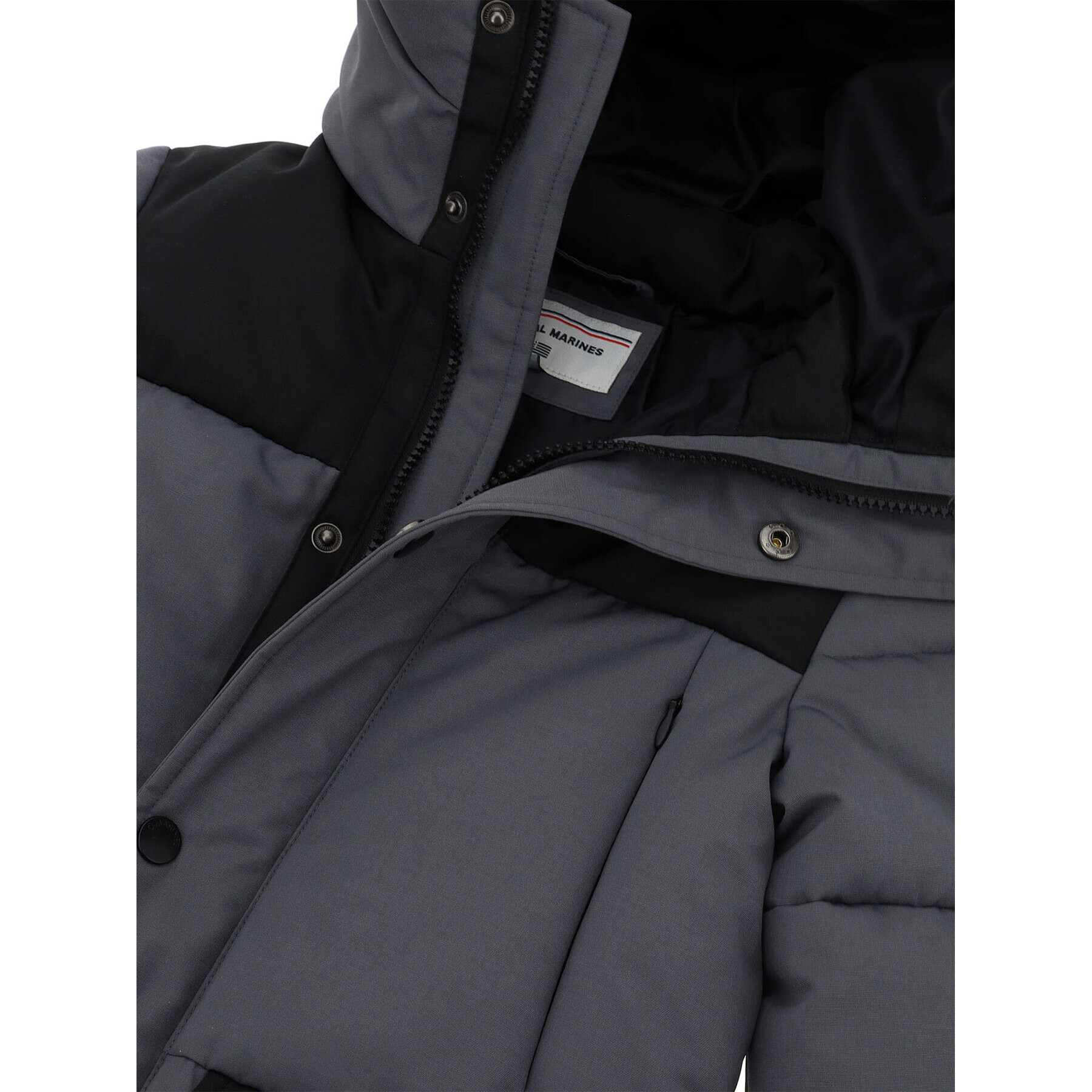 Original Marines Пухено яке DCA2518B Сив Regular Fit - Pepit.bg