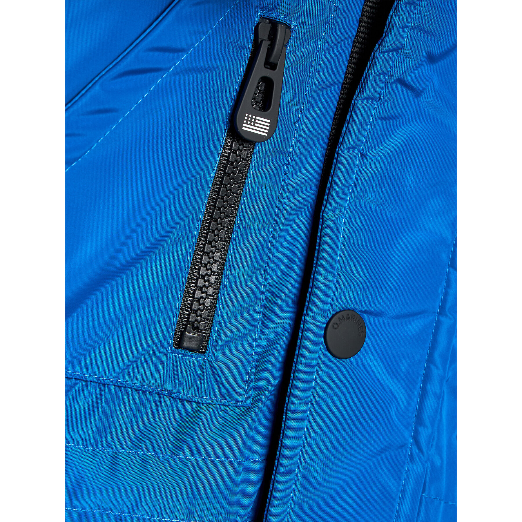 Original Marines Пухено яке DCA2528B Син Regular Fit - Pepit.bg