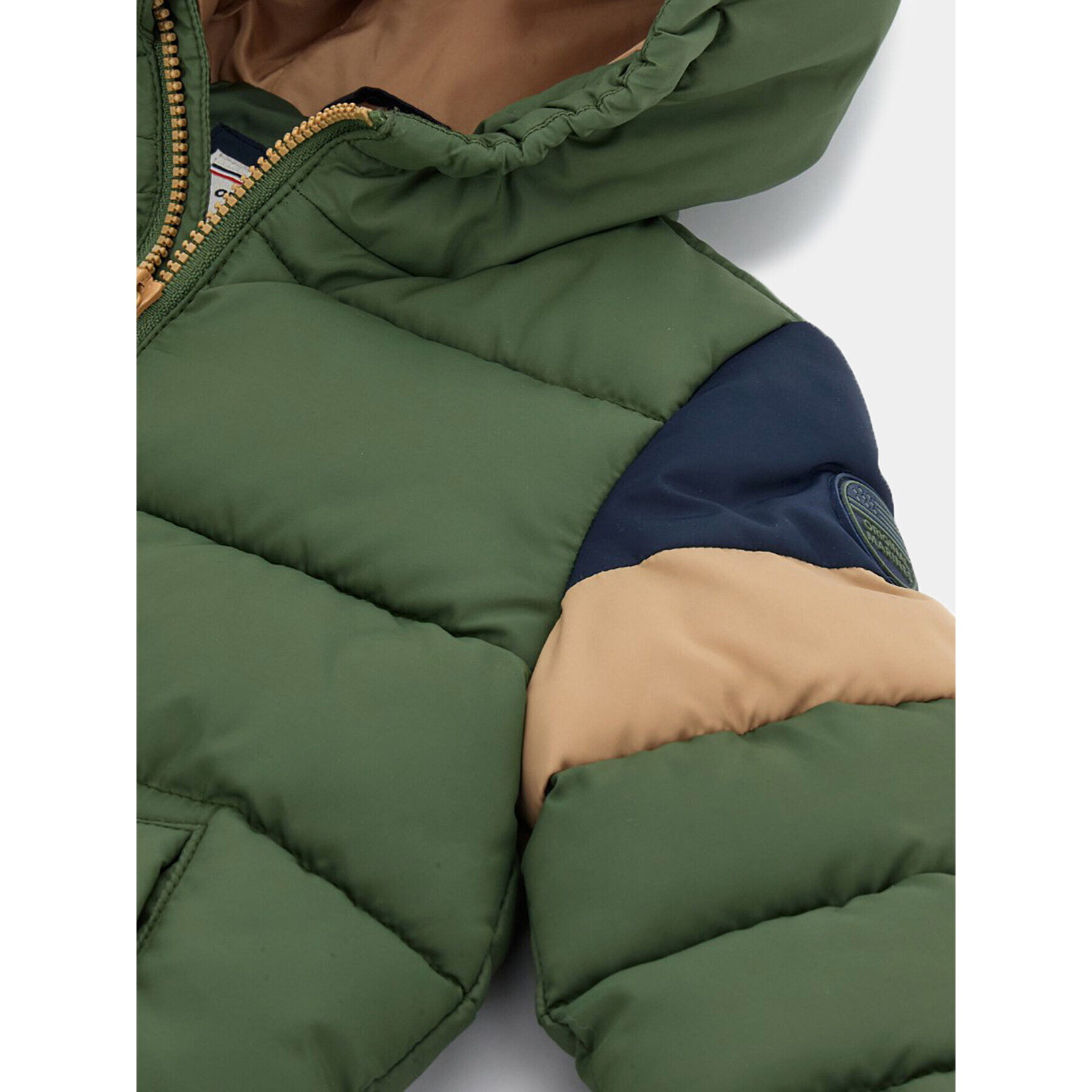 Original Marines Пухено яке DDA0711NM Зелен Regular Fit - Pepit.bg