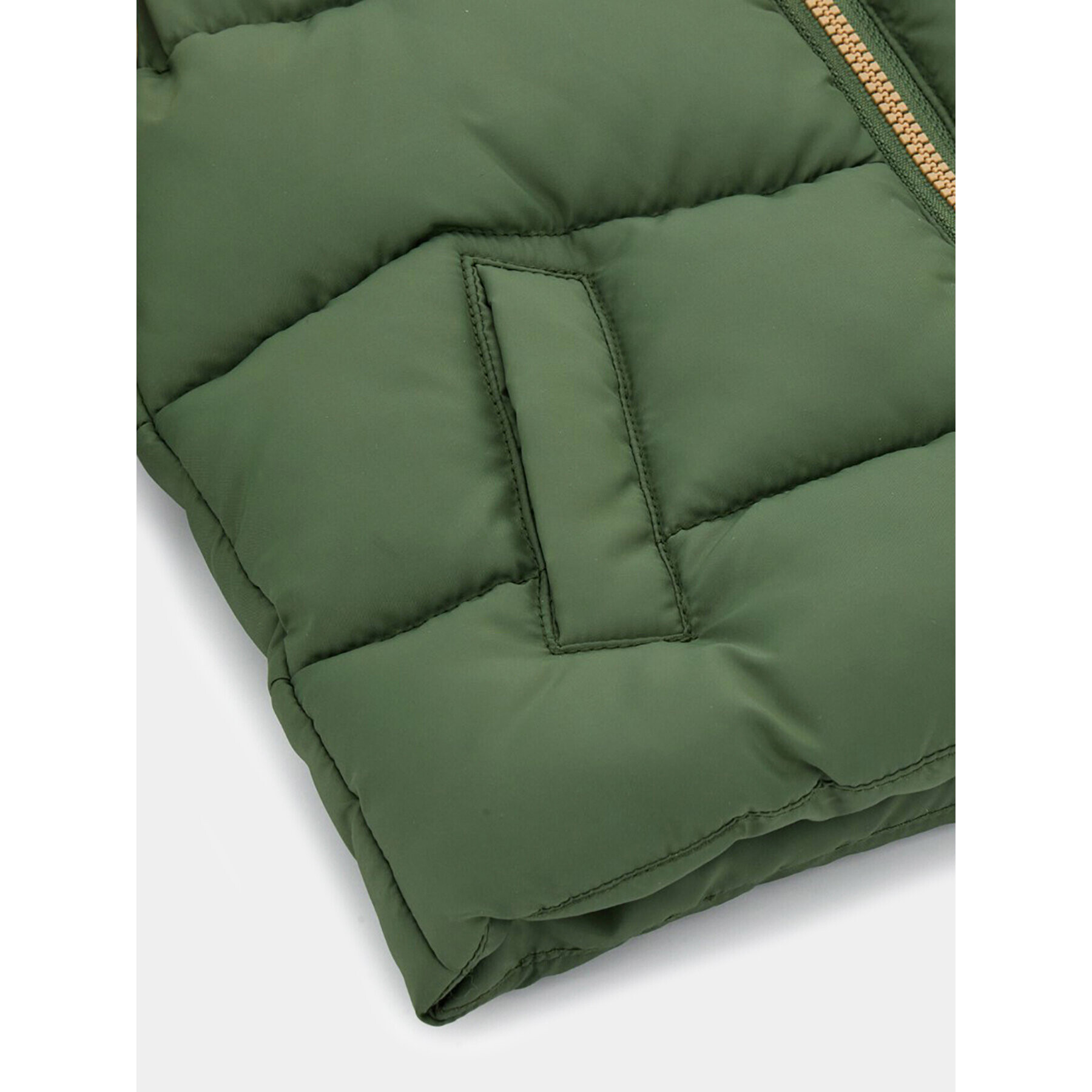 Original Marines Пухено яке DDA0711NM Зелен Regular Fit - Pepit.bg