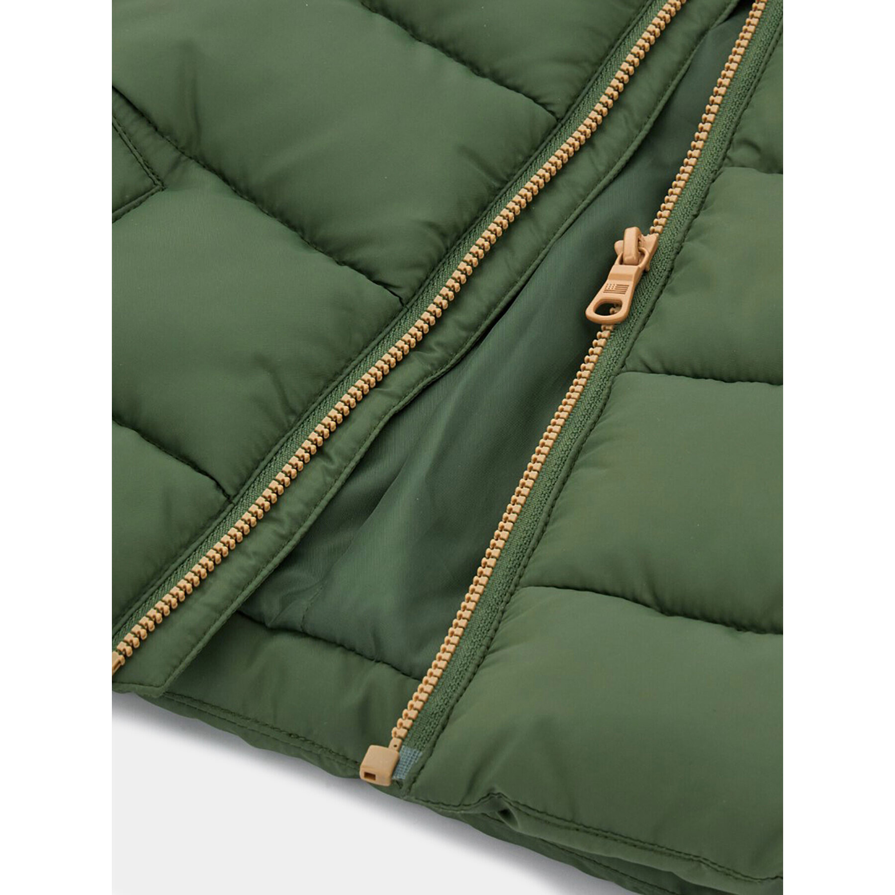 Original Marines Пухено яке DDA0711NM Зелен Regular Fit - Pepit.bg