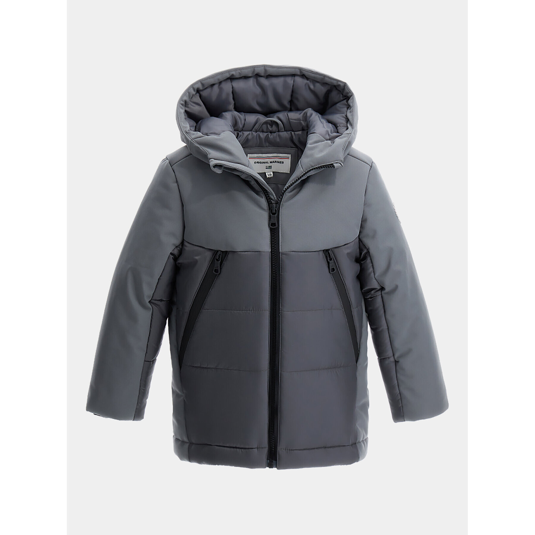 Original Marines Пухено яке DDA2912B Сив Regular Fit - Pepit.bg