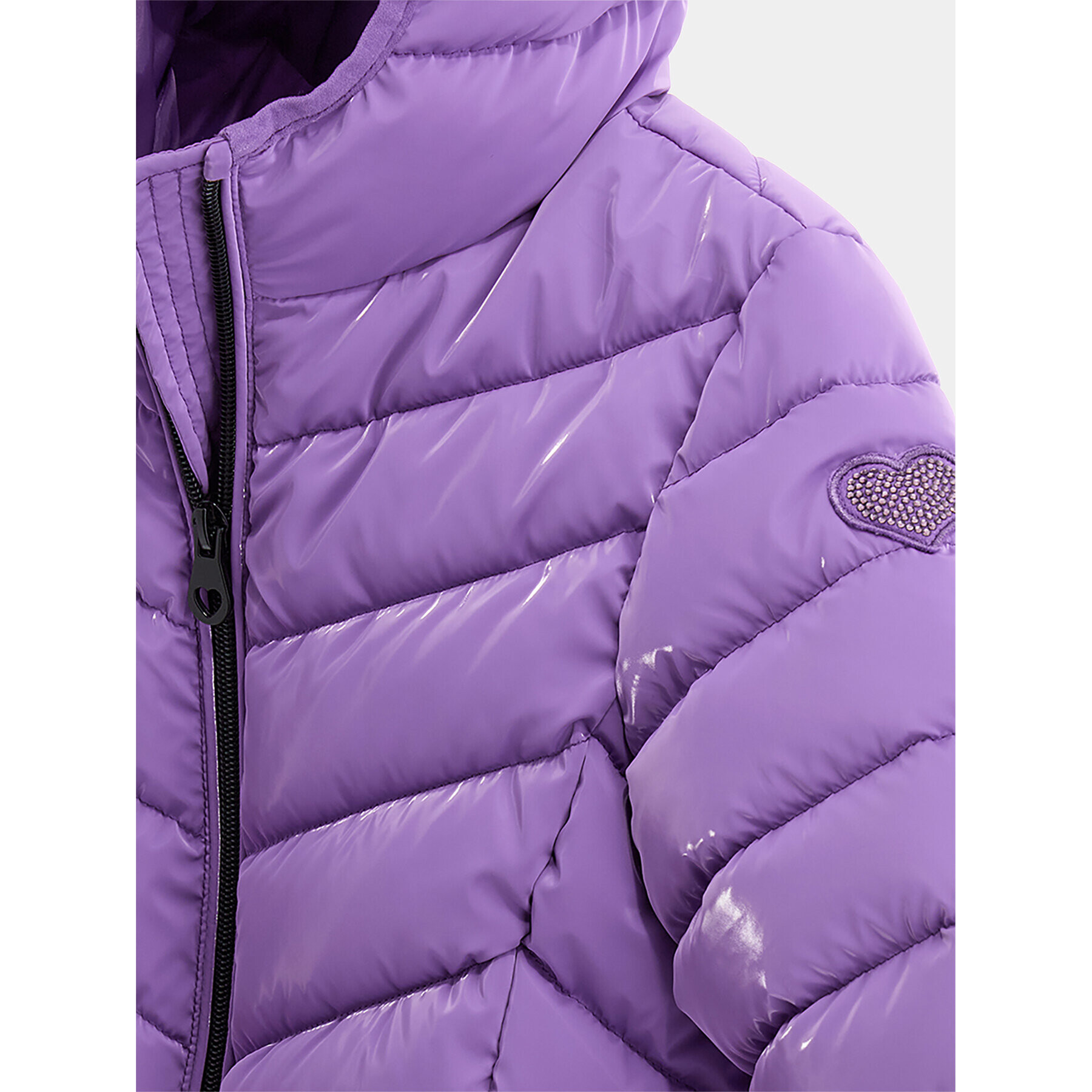 Original Marines Пухено яке DDA3627F Виолетов Regular Fit - Pepit.bg