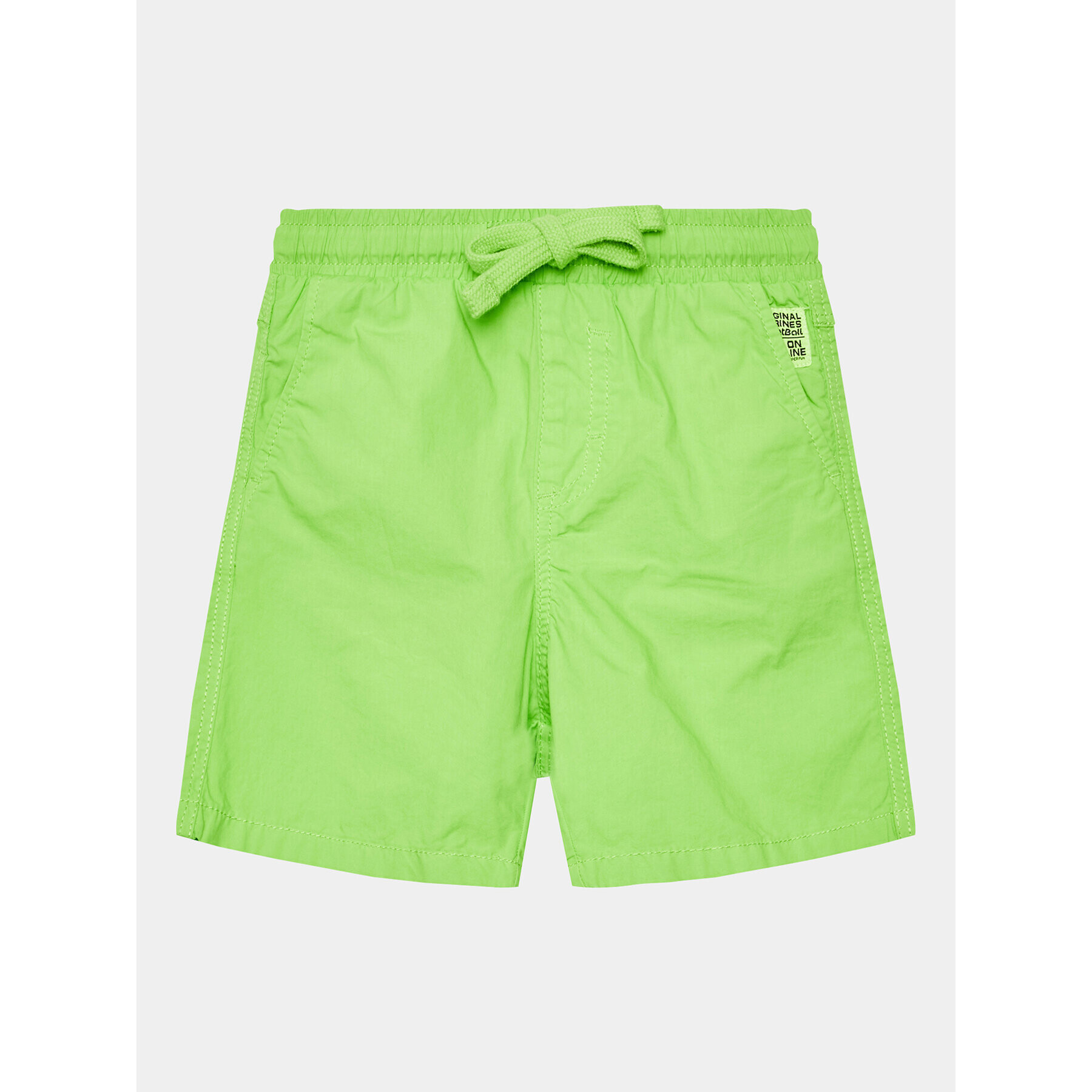 Original Marines Шорти от плат DDP2178B Зелен Regular Fit - Pepit.bg