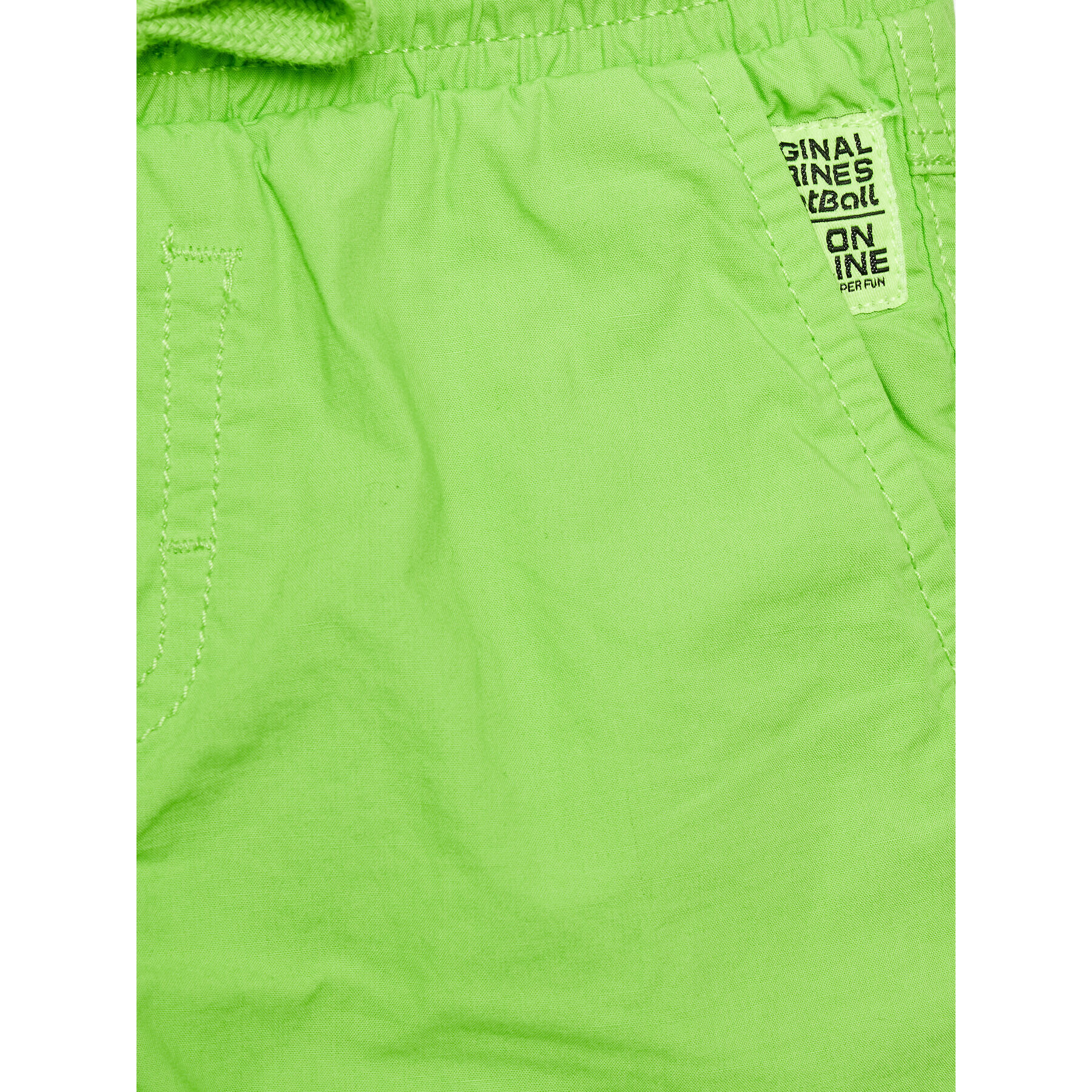 Original Marines Шорти от плат DDP2178B Зелен Regular Fit - Pepit.bg