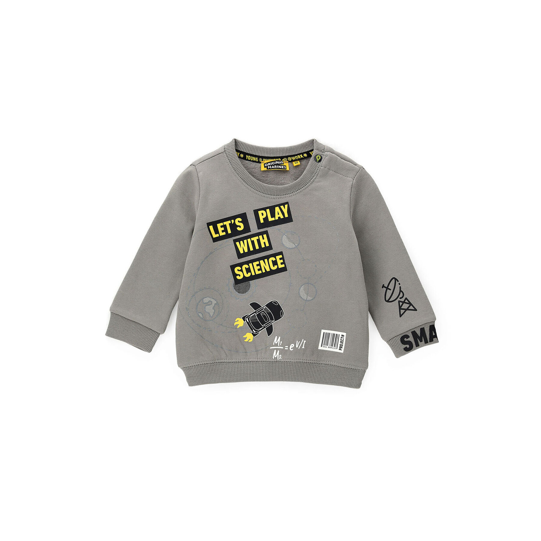 Original Marines Суитшърт DCA0715NM Сив Regular Fit - Pepit.bg