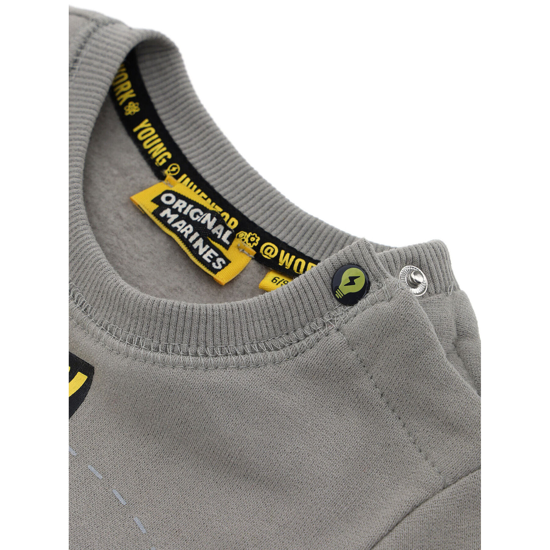 Original Marines Суитшърт DCA0715NM Сив Regular Fit - Pepit.bg