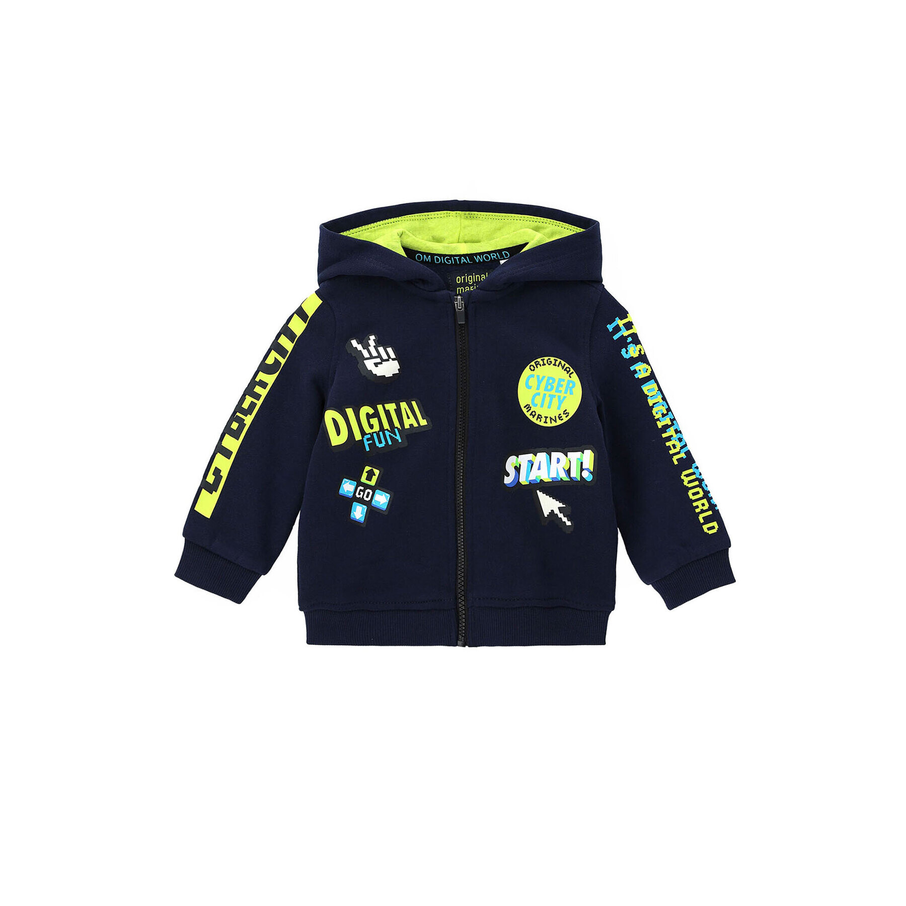 Original Marines Суитшърт DCA0758NM Тъмносин Regular Fit - Pepit.bg