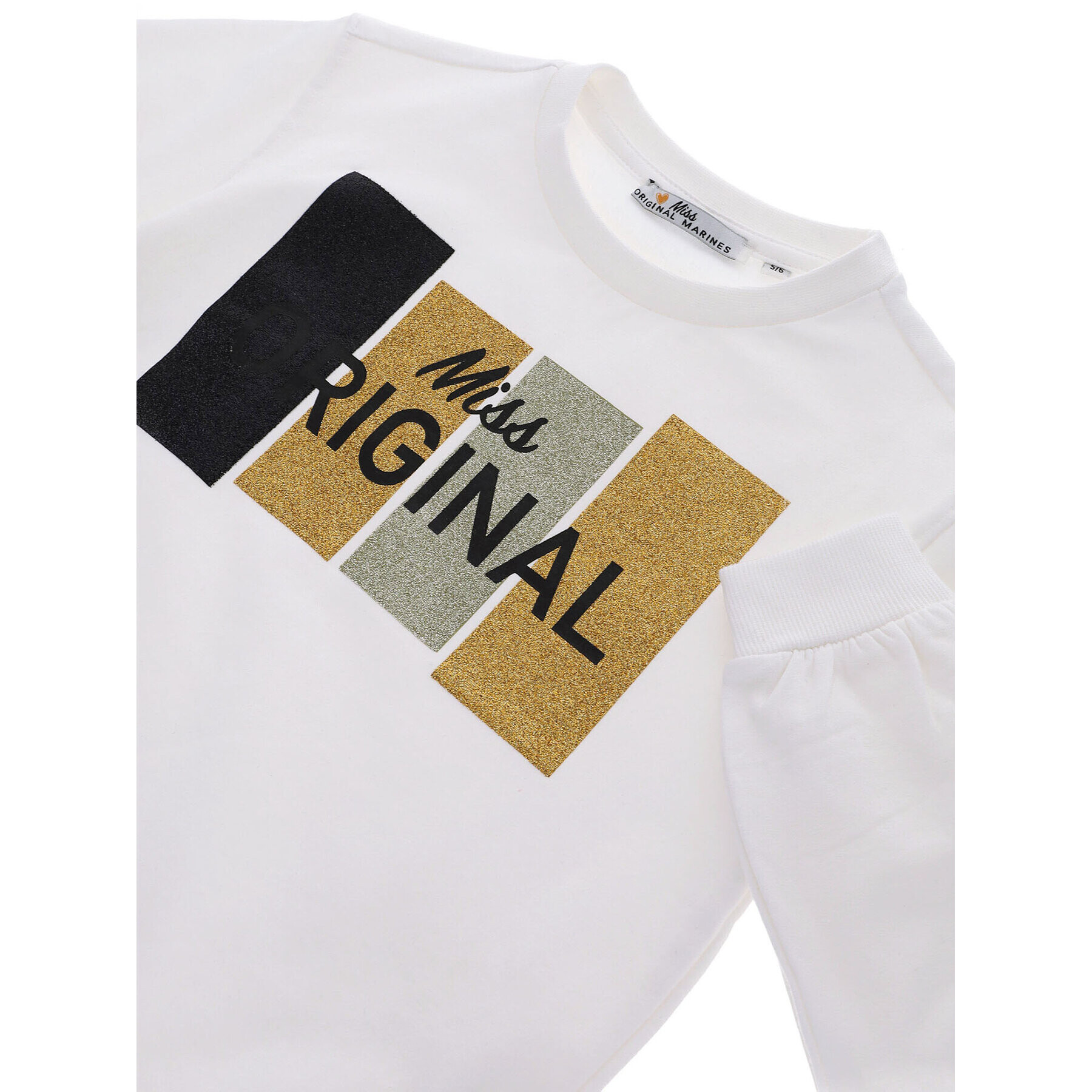 Original Marines Суитшърт DCA3575F Екрю Regular Fit - Pepit.bg