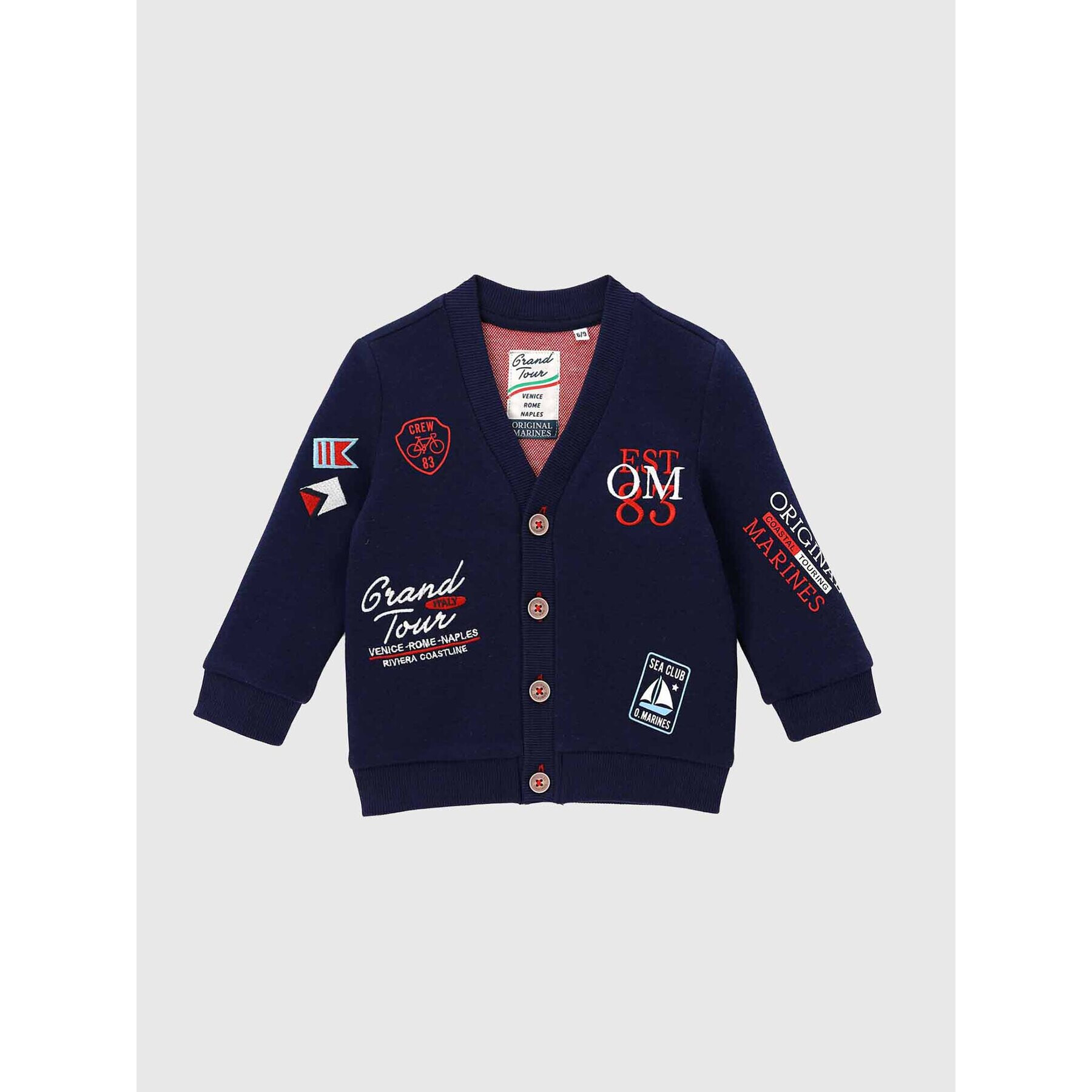 Original Marines Суитшърт DCP0225NM Тъмносин Regular Fit - Pepit.bg