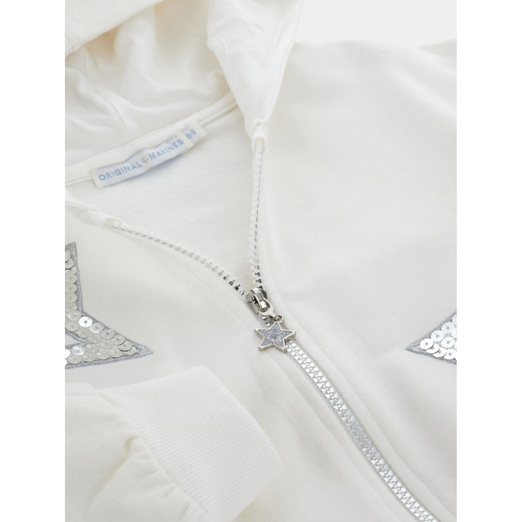 Original Marines Суитшърт DDA3692F Бял Regular Fit - Pepit.bg