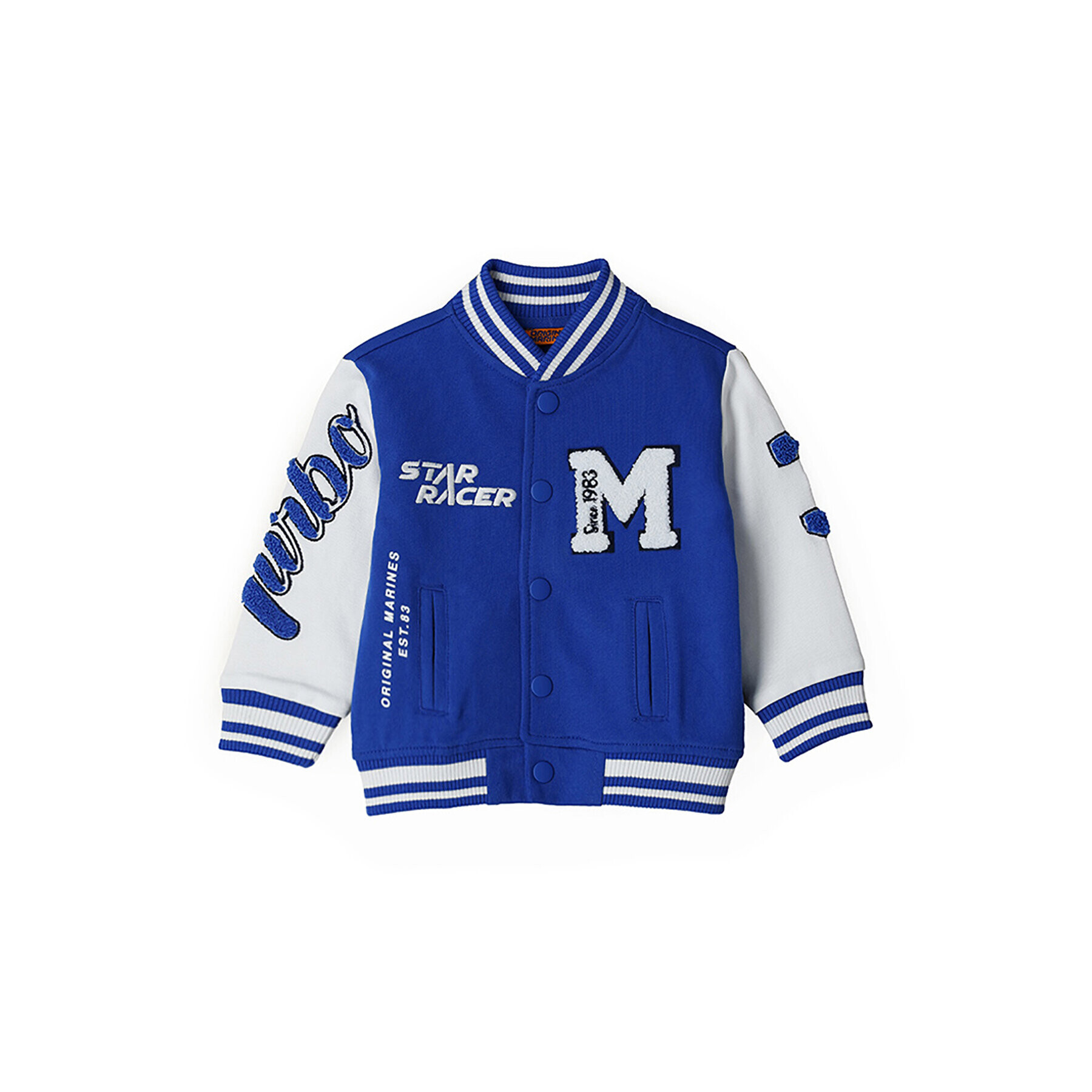 Original Marines Суитшърт DDP0253NM Син Regular Fit - Pepit.bg