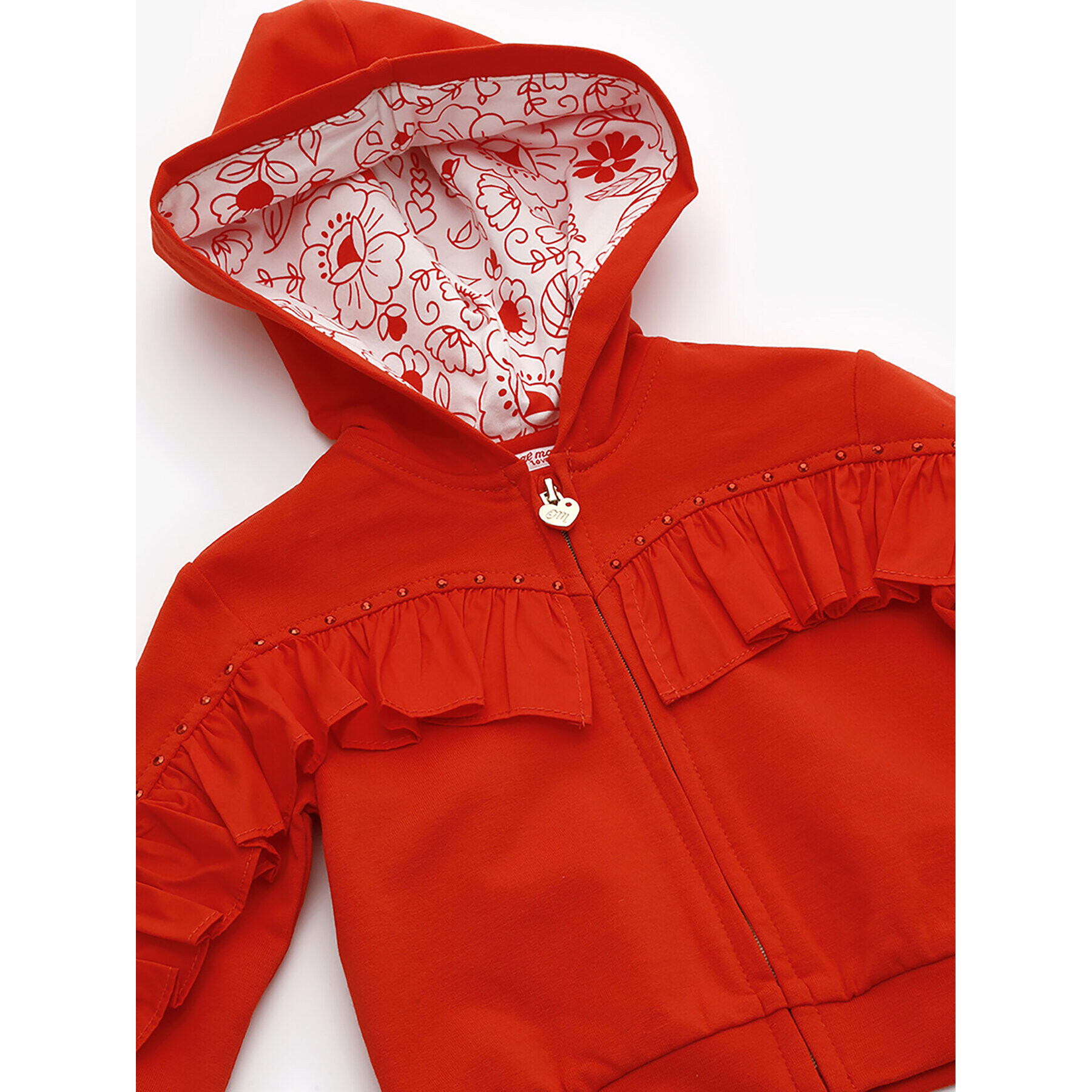 Original Marines Суитшърт DDP1021NF Червен Regular Fit - Pepit.bg