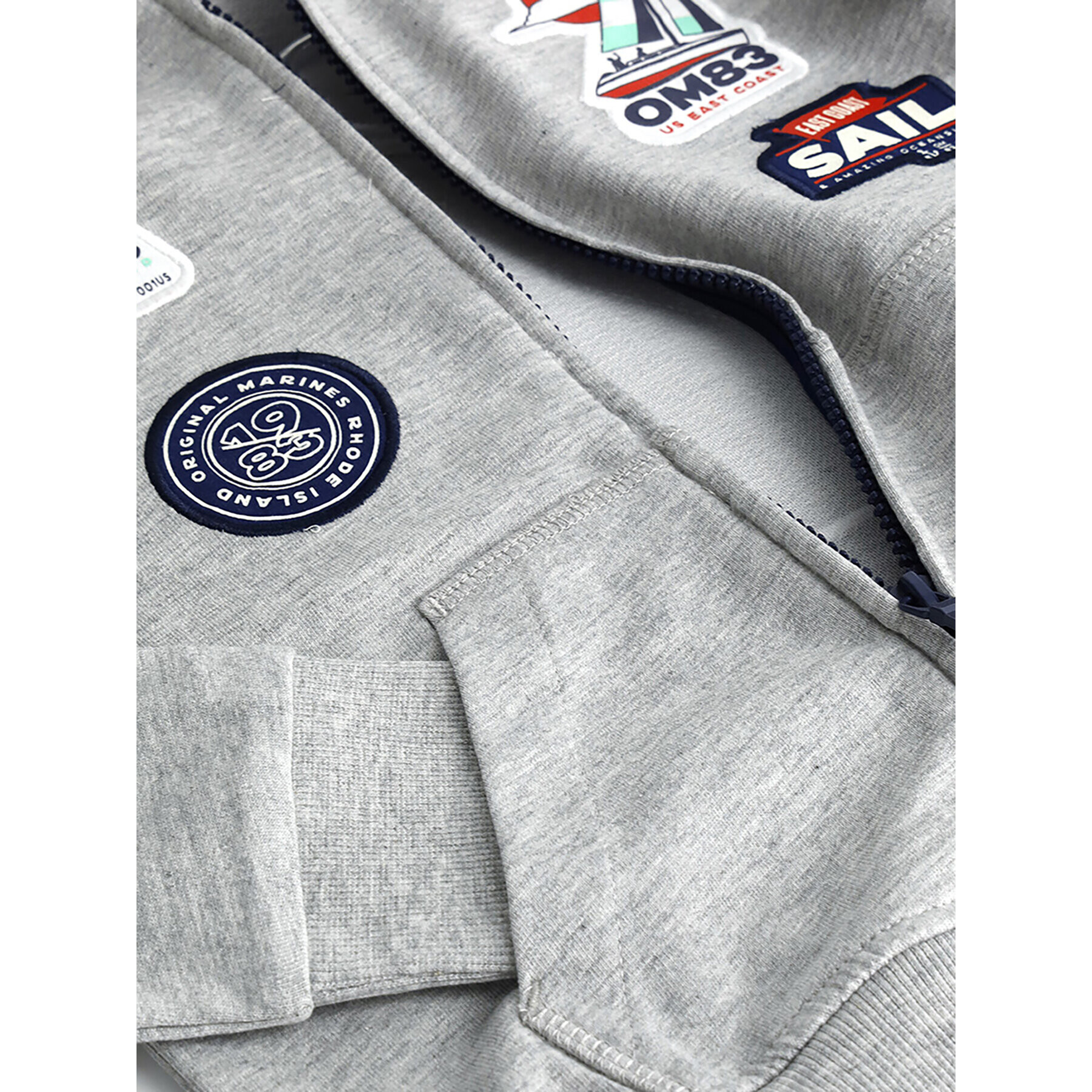 Original Marines Суитшърт DDP2121B Сив Regular Fit - Pepit.bg