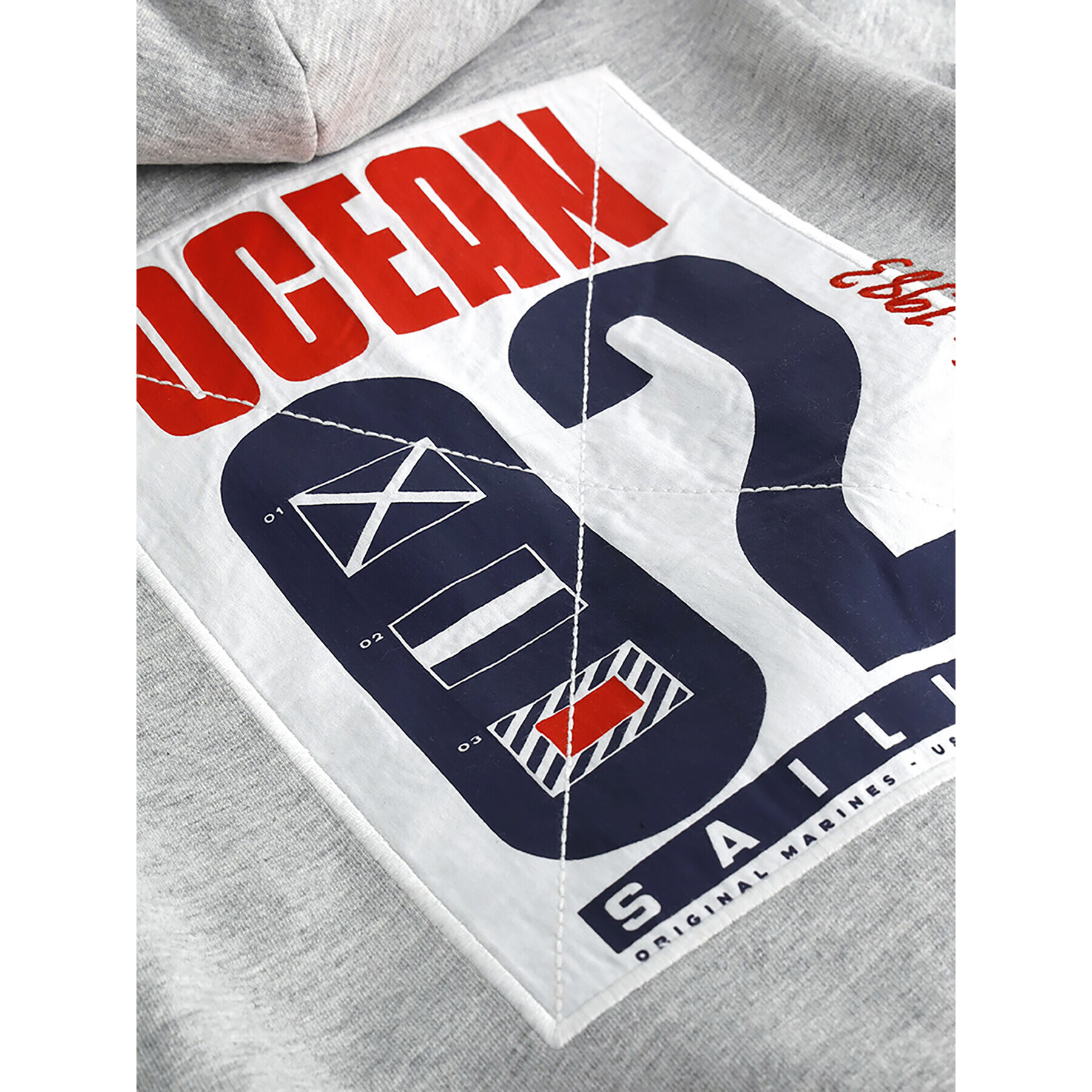 Original Marines Суитшърт DDP2121B Сив Regular Fit - Pepit.bg