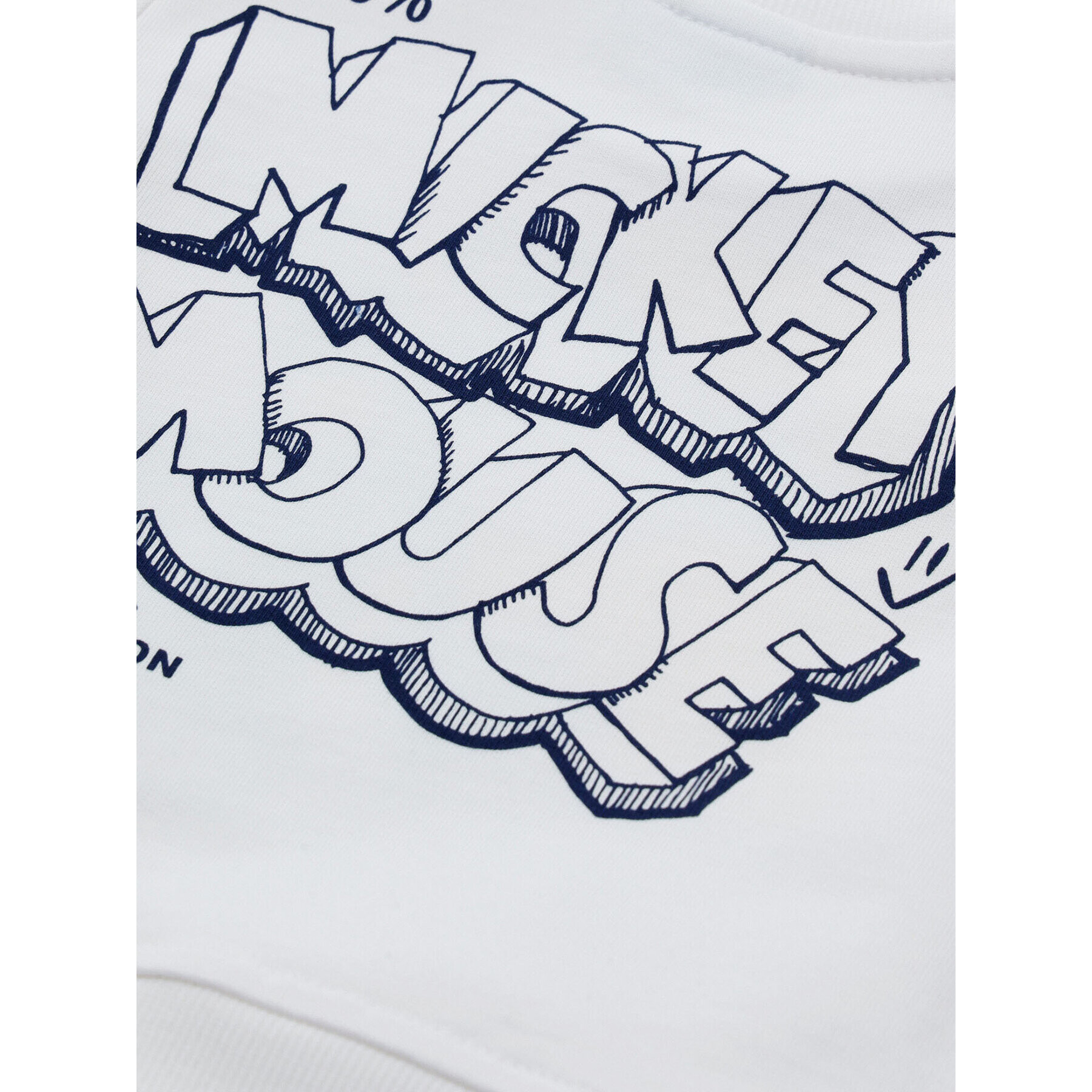 Original Marines Суитшърт Myszka Miki DDPV0215NM Бял Regular Fit - Pepit.bg