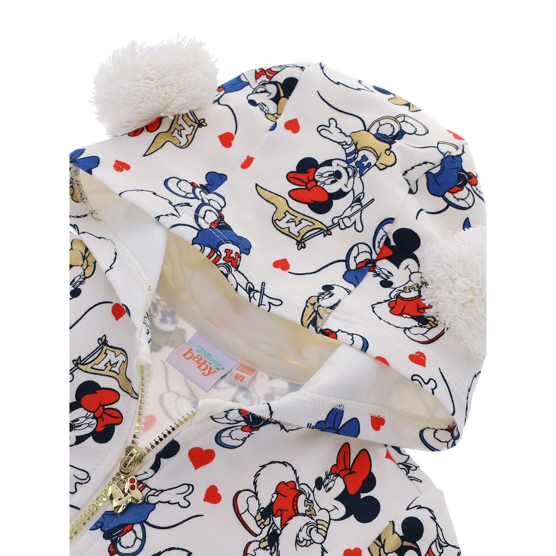 Original Marines Суитшърт DISNEY DCAV1438NF Бял Regular Fit - Pepit.bg
