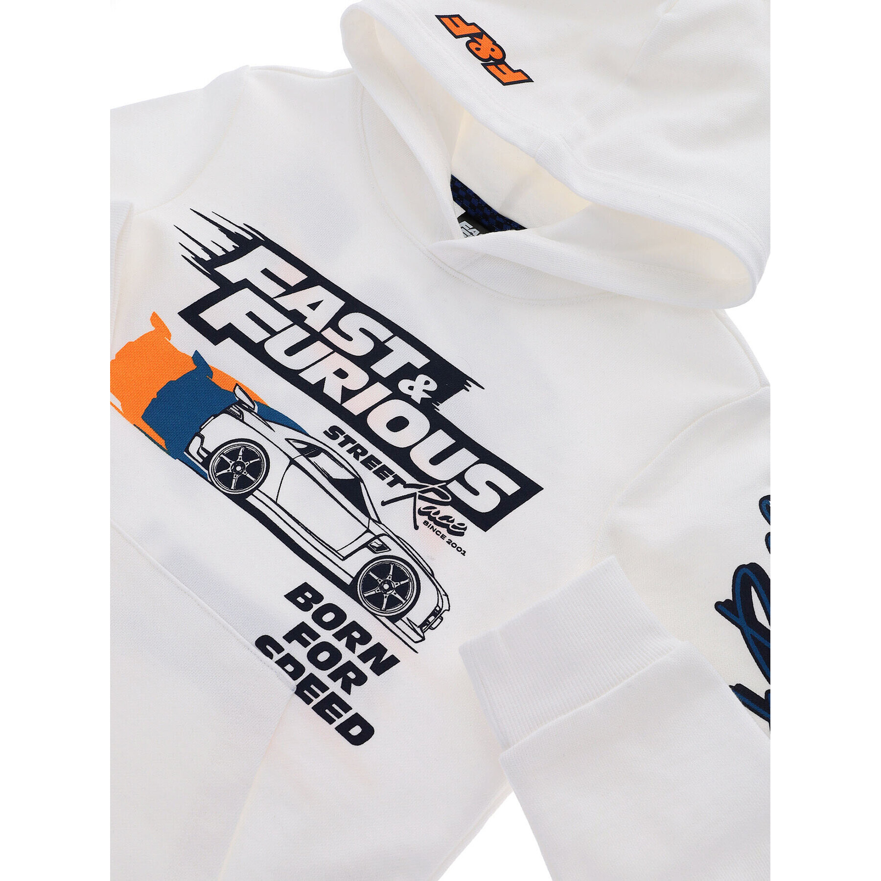 Original Marines Суитшърт FAST & FURIOUS DCAV2652B Бял Regular Fit - Pepit.bg