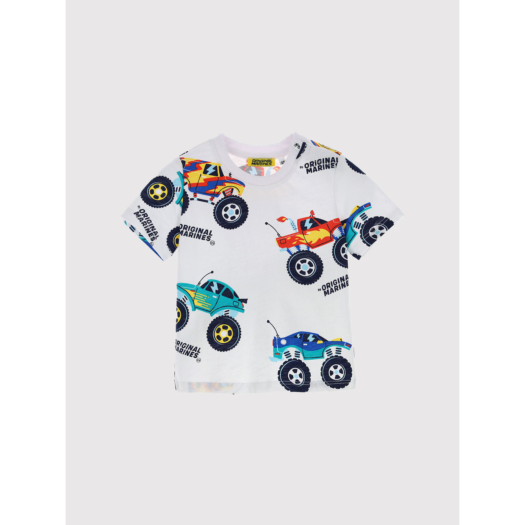 Original Marines Тишърт DCP0249NM Бял Regular Fit - Pepit.bg