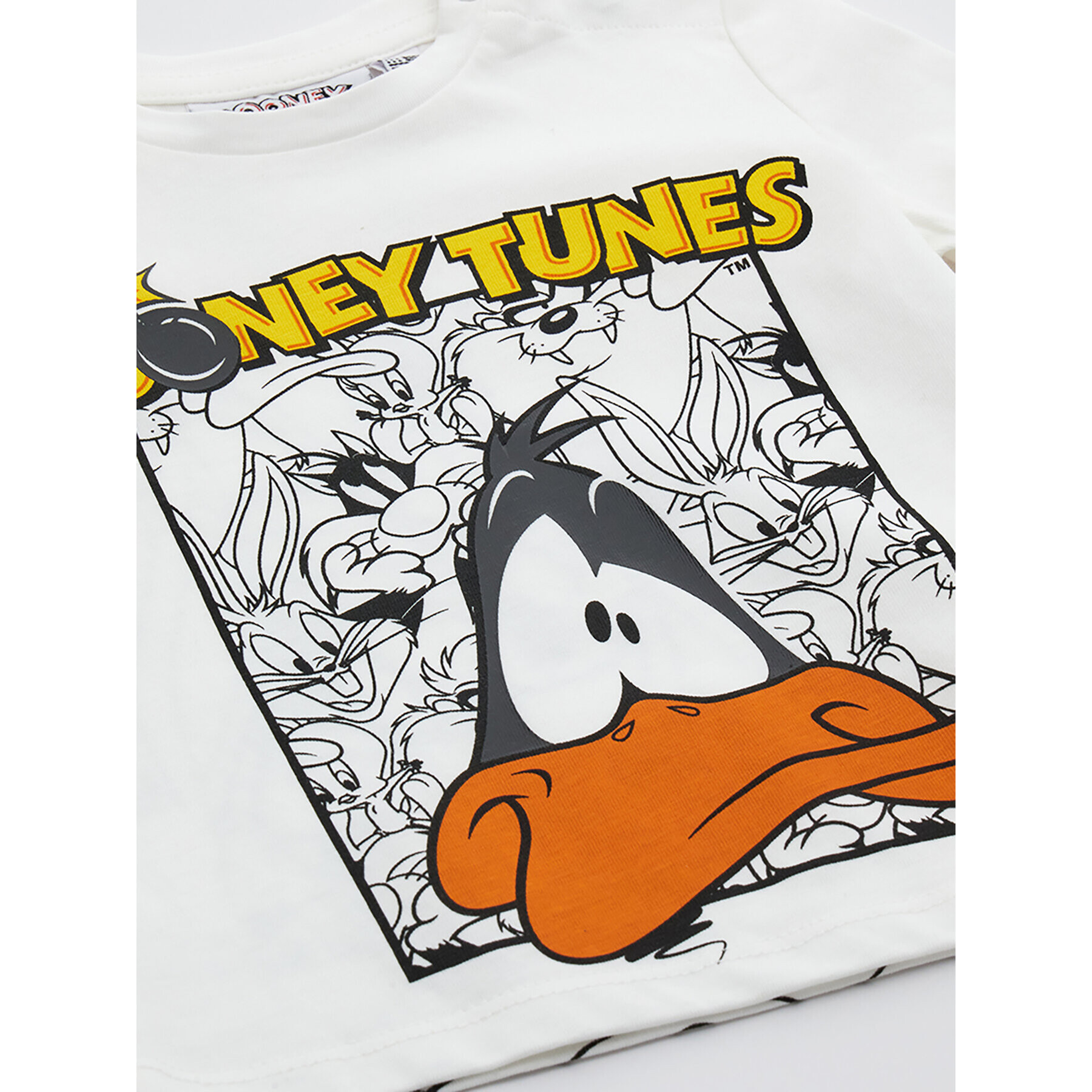 Original Marines Тишърт LOONEY TUNES DDPV0346NM Екрю Regular Fit - Pepit.bg