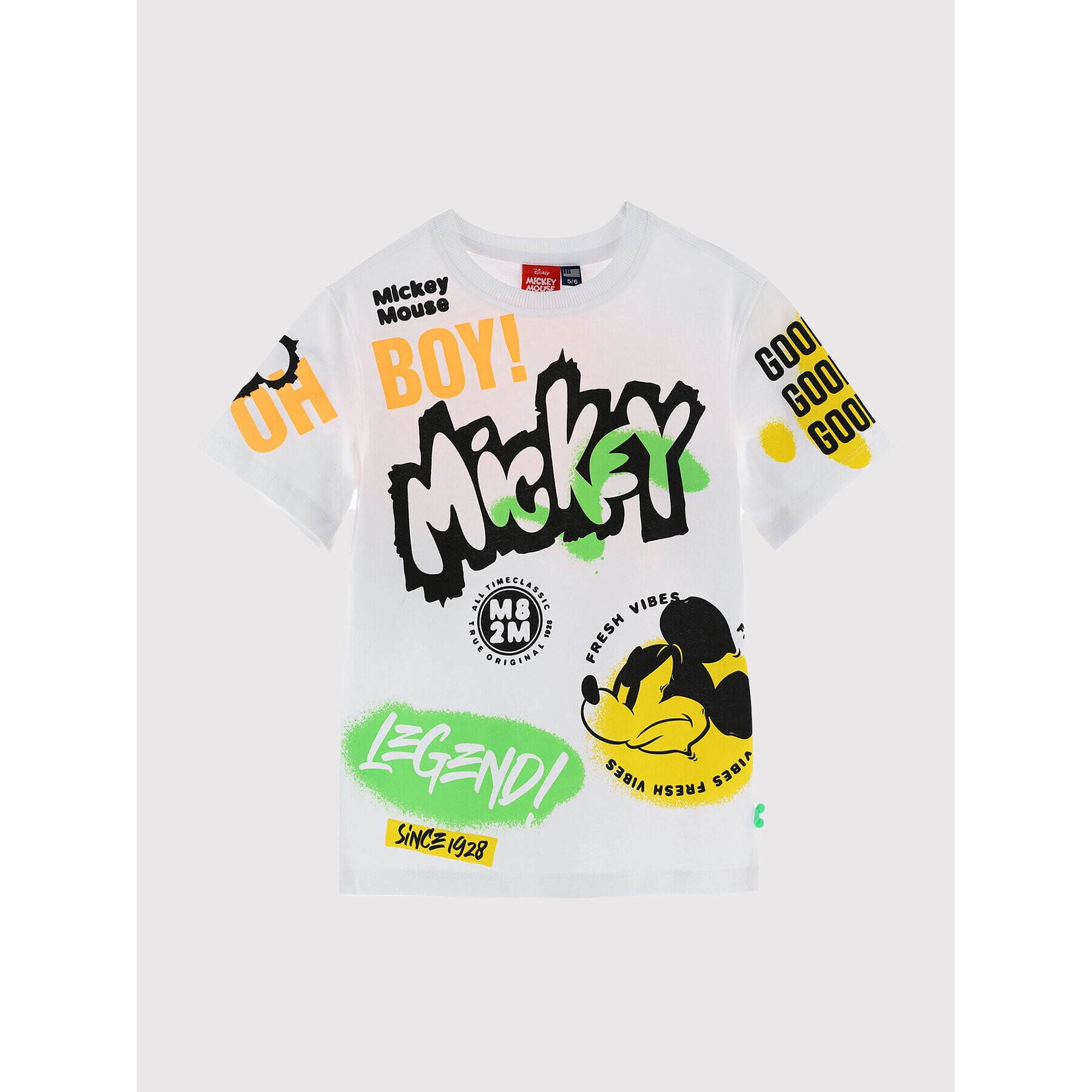 Original Marines Тишърт MICKEY MOUSE DCPV2249B Бял Regular Fit - Pepit.bg