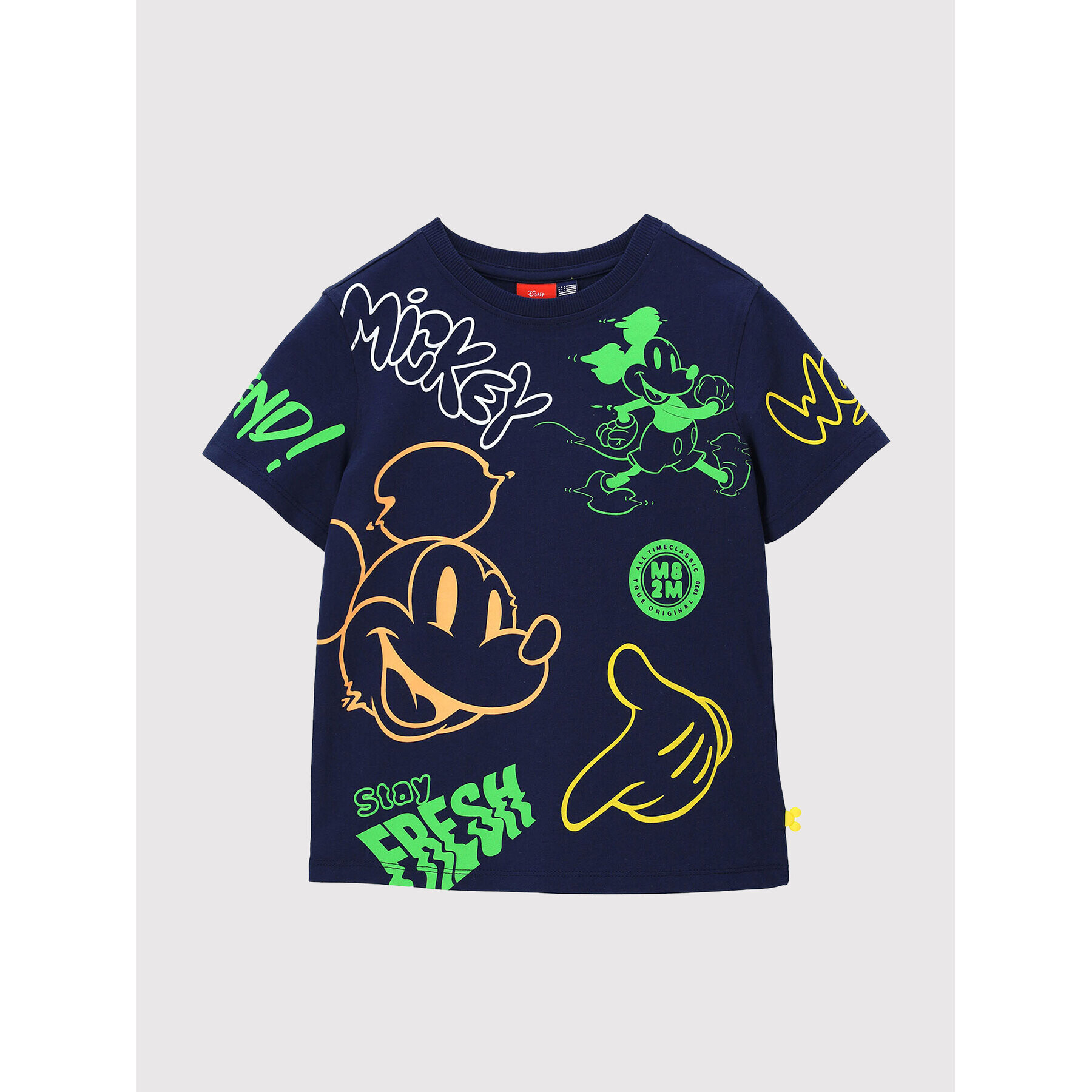 Original Marines Тишърт MICKEY MOUSE DCPV2249B Тъмносин Regular Fit - Pepit.bg