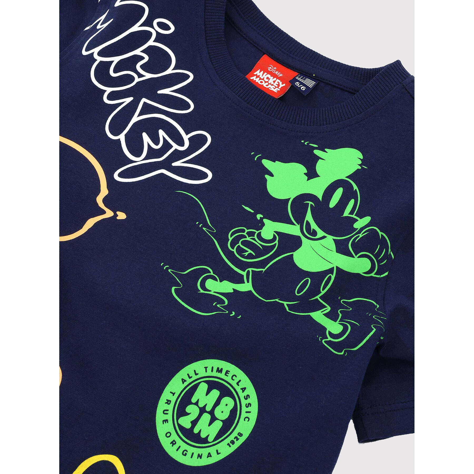 Original Marines Тишърт MICKEY MOUSE DCPV2249B Тъмносин Regular Fit - Pepit.bg