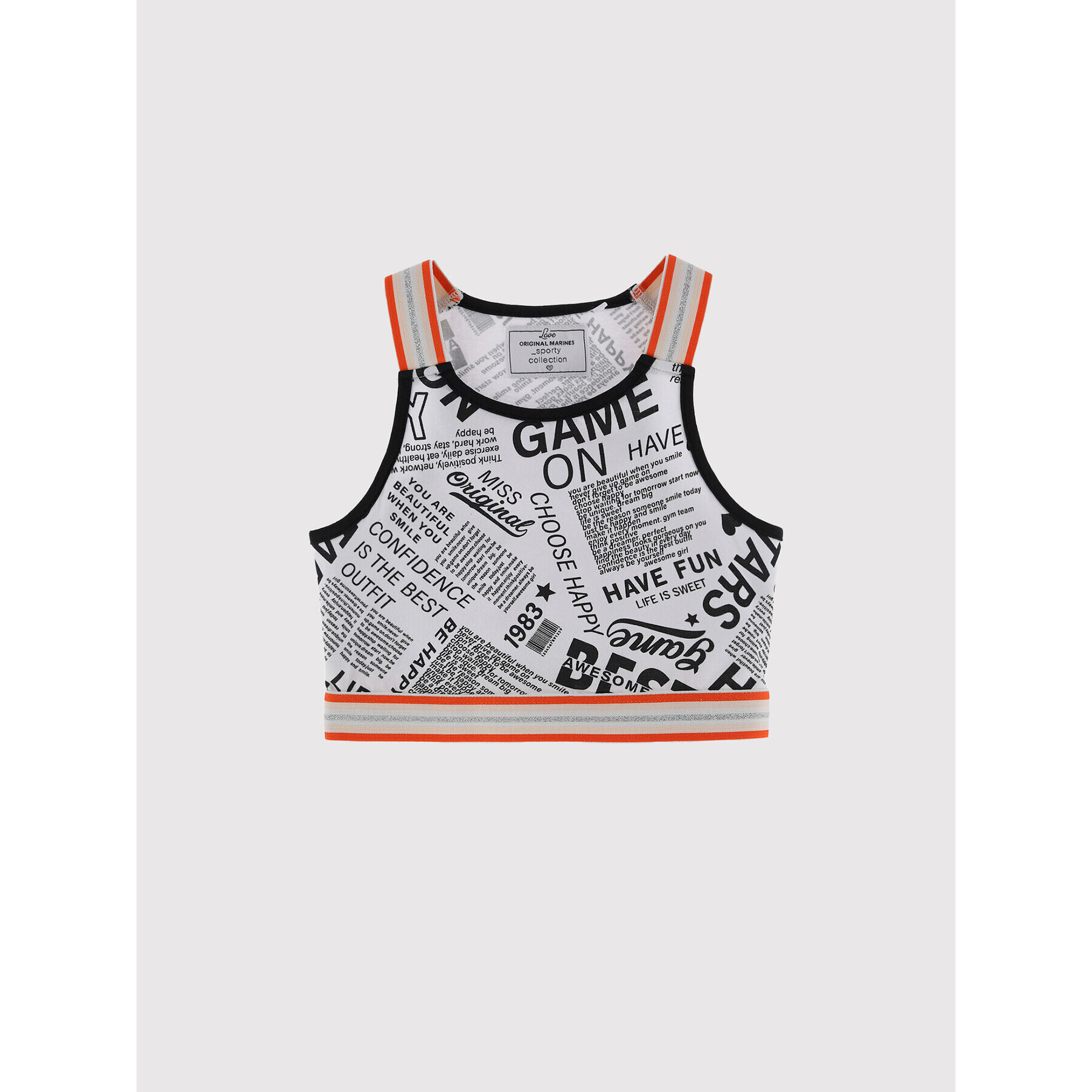 Original Marines топ DCP3067F Бял Slim Fit - Pepit.bg