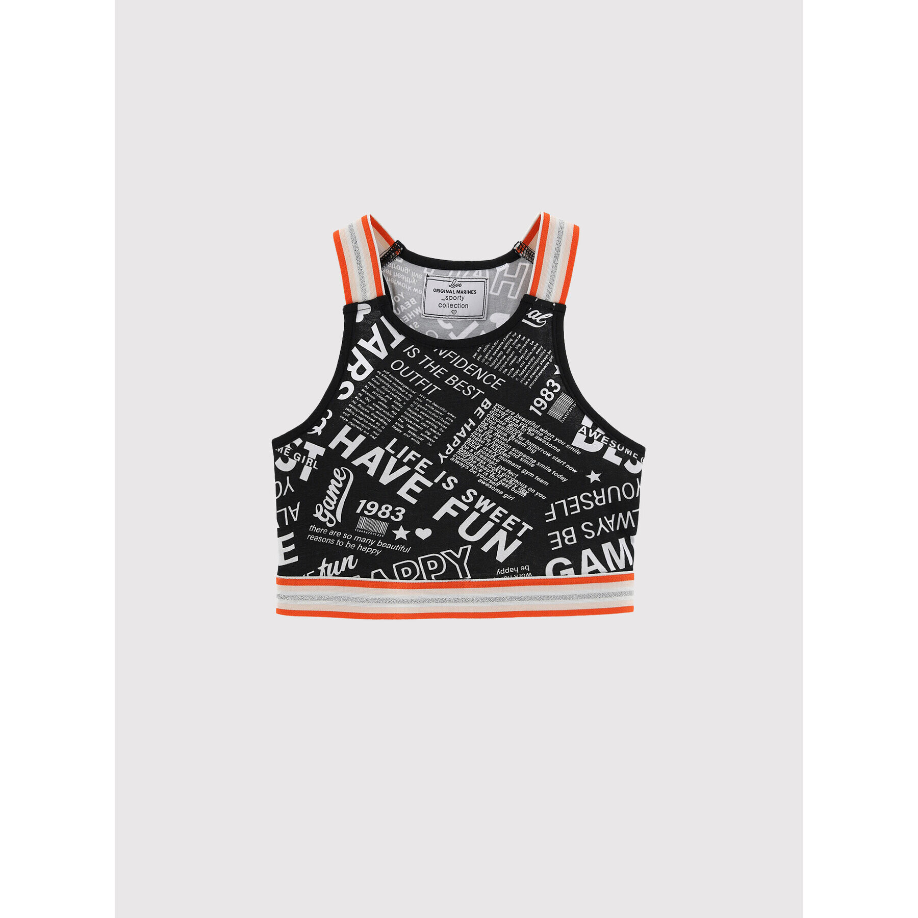 Original Marines топ DCP3067F Черен Slim Fit - Pepit.bg