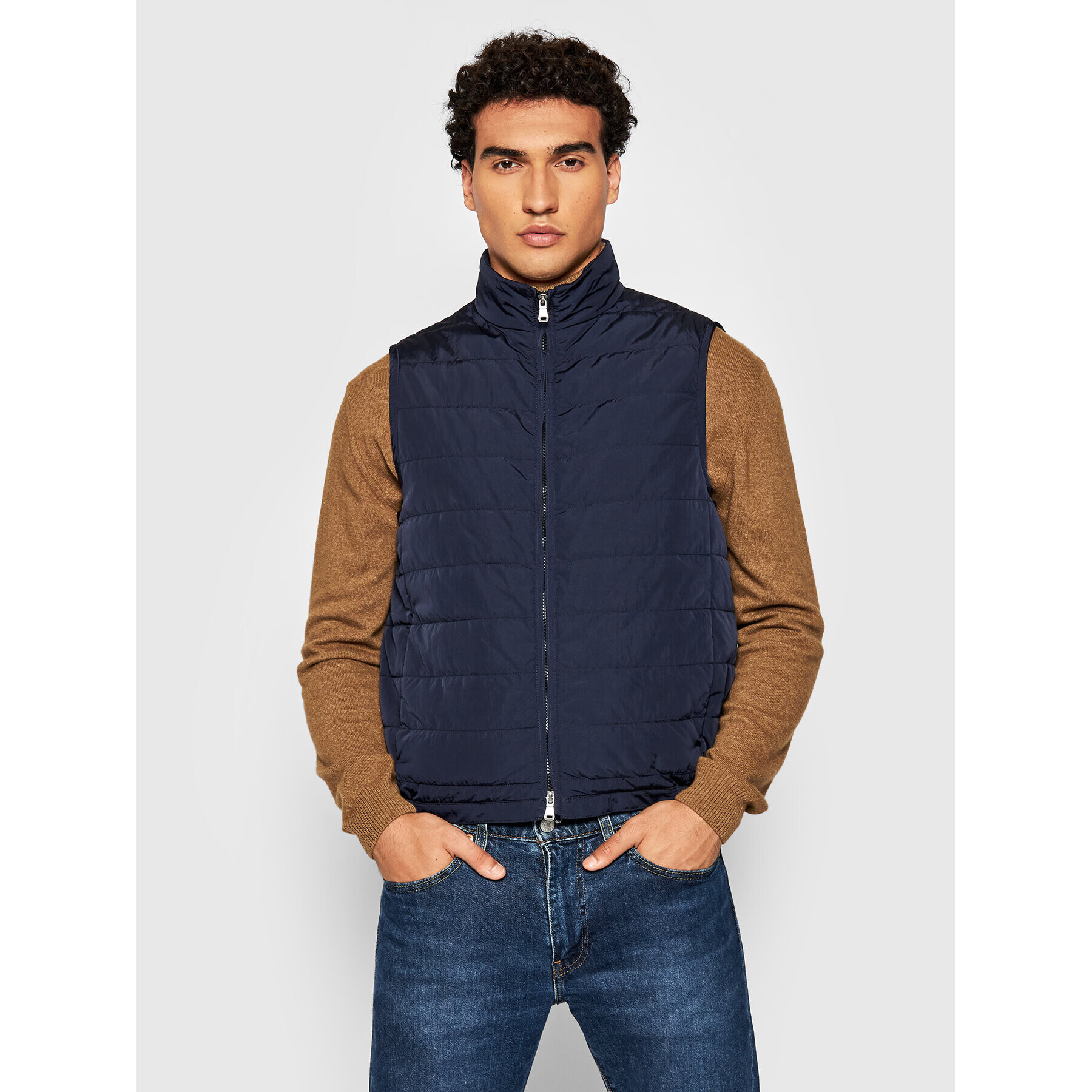 Oscar Jacobson Елек Evo 4043 4480 Тъмносин Regular Fit - Pepit.bg