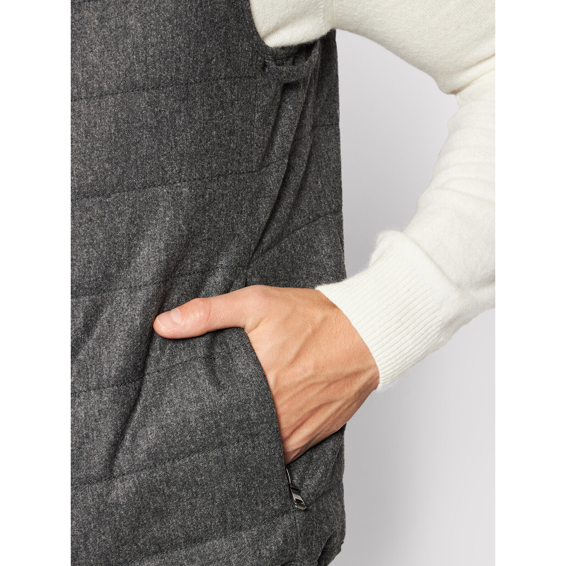 Oscar Jacobson Елек Liner Evo 4043 5385 Сив Regular Fit - Pepit.bg