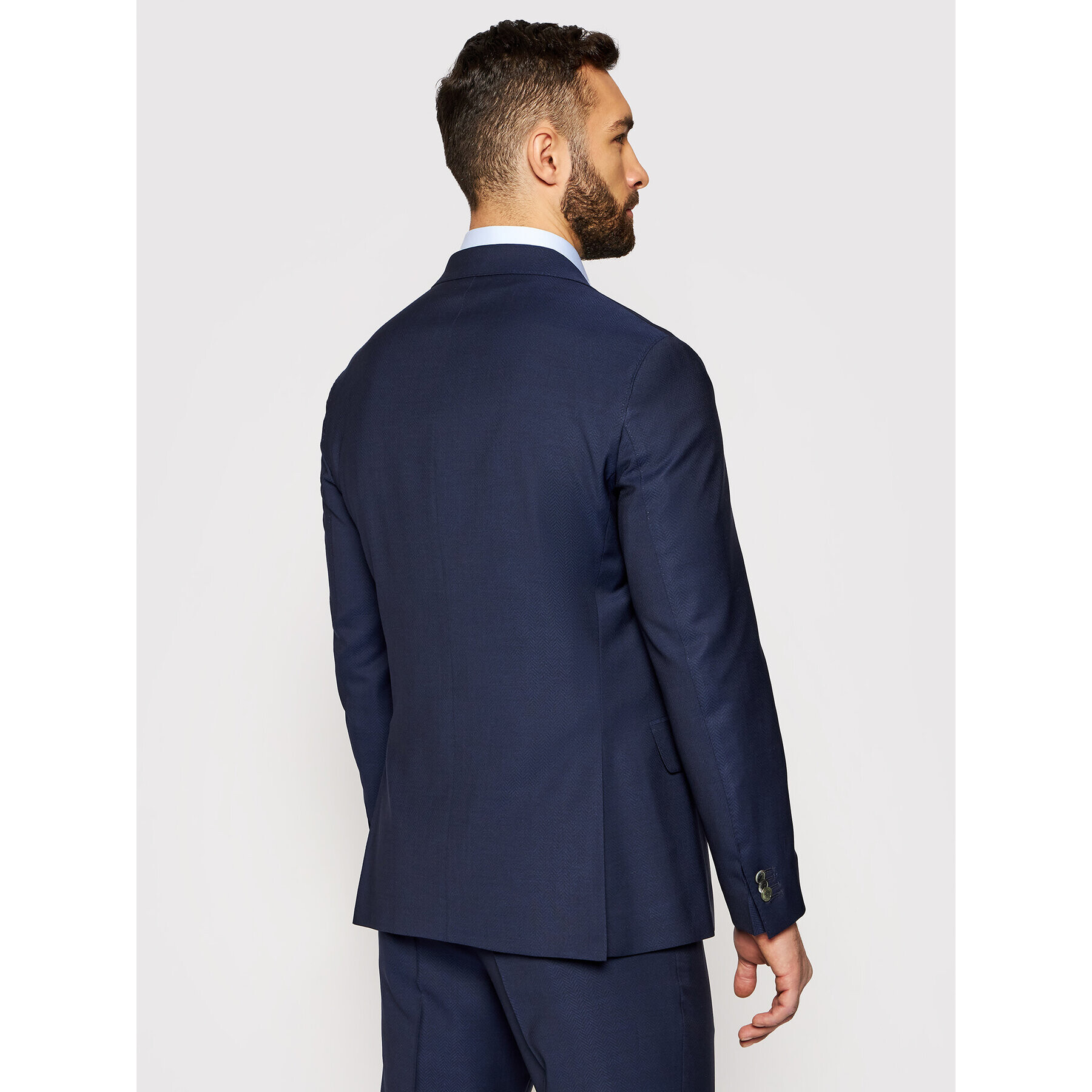 Oscar Jacobson Костюм Faron 2179 5674 Тъмносин Slim Fit - Pepit.bg