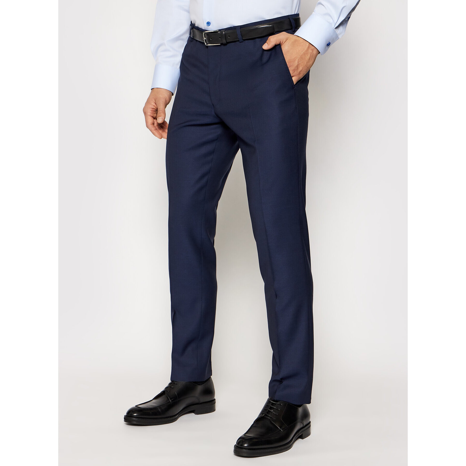 Oscar Jacobson Костюм Faron 2179 5674 Тъмносин Slim Fit - Pepit.bg